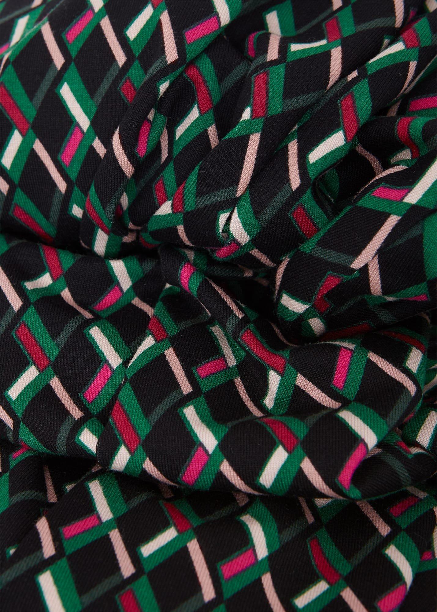 Katalina Jersey Dress, Black Multi, hi-res