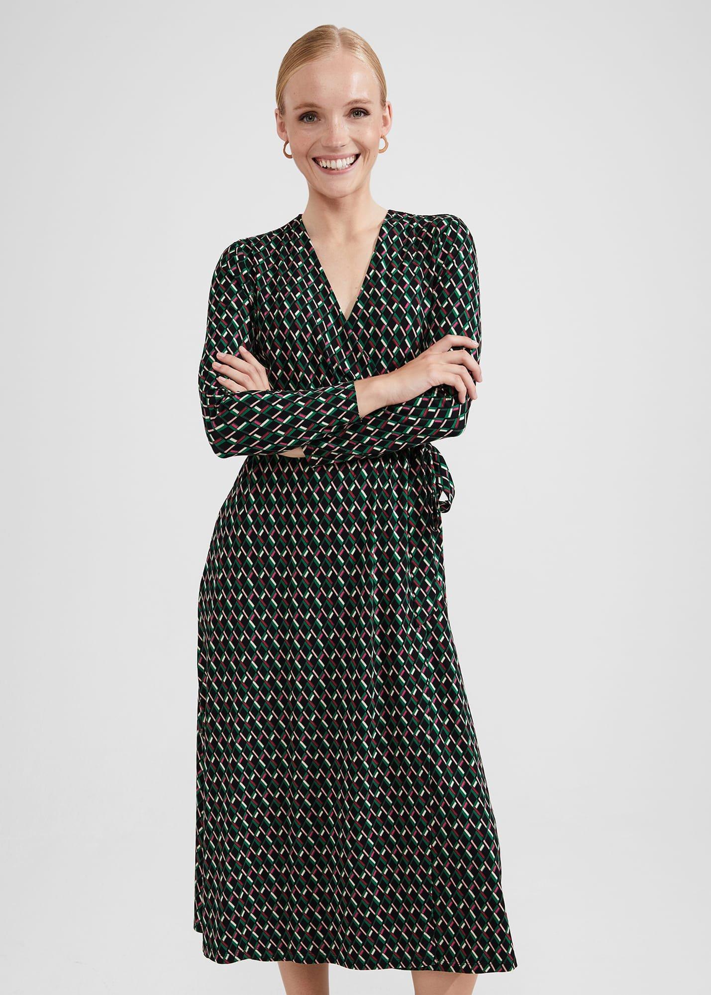 Petite Katalina Dress, Black Multi, hi-res