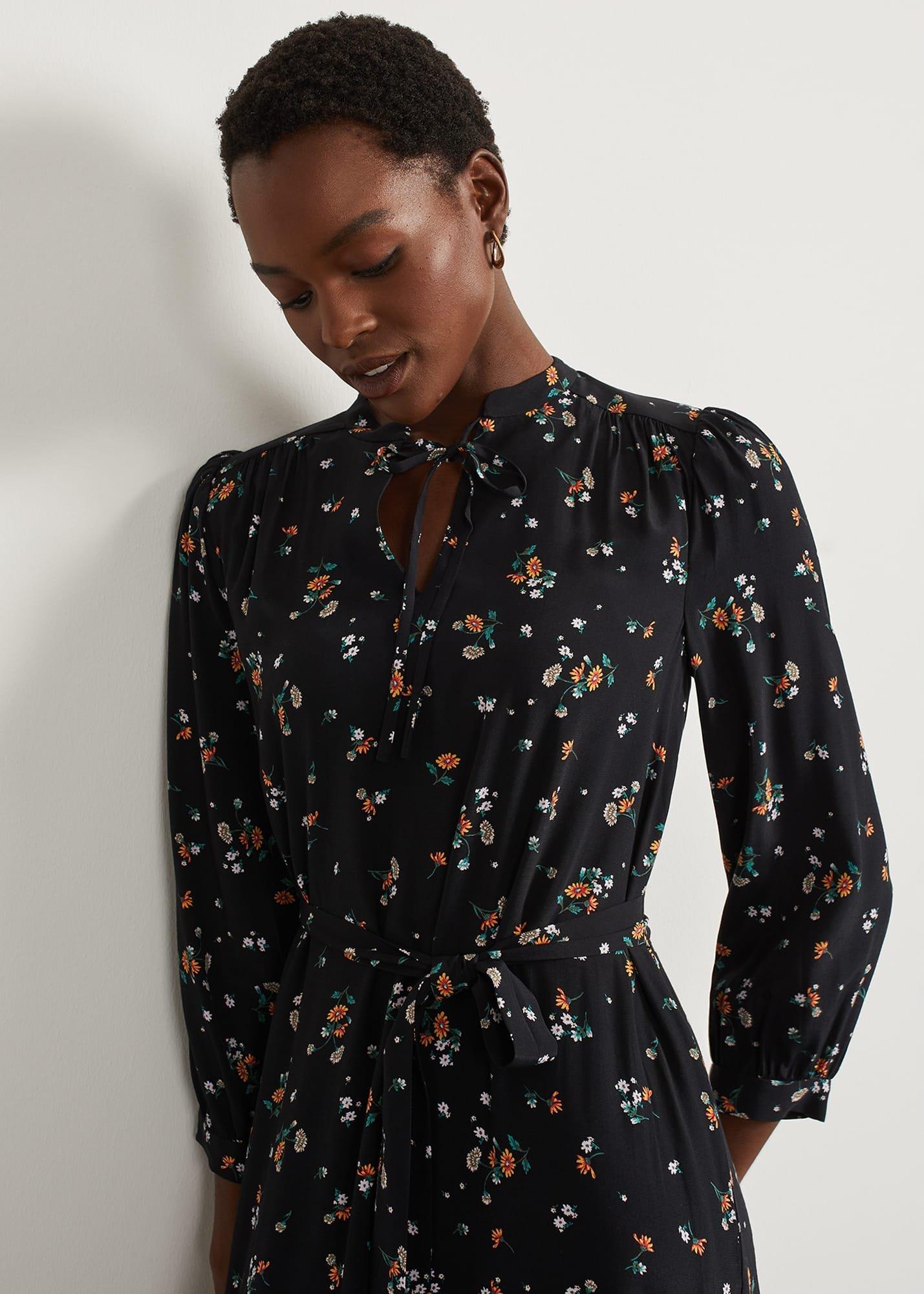 Bailey Dress, Black Multi, hi-res