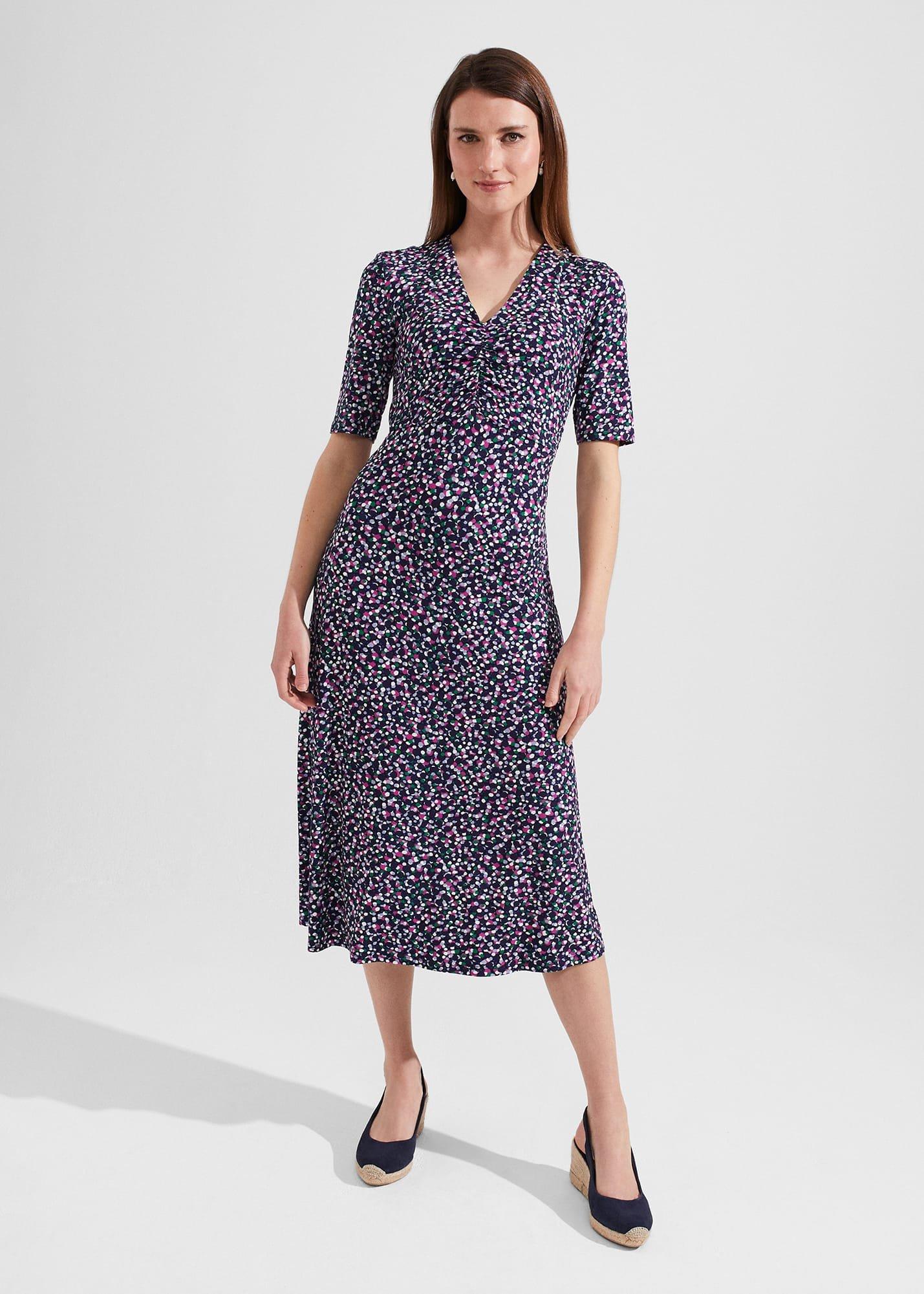 Frankie Dress, Navy Multi, hi-res