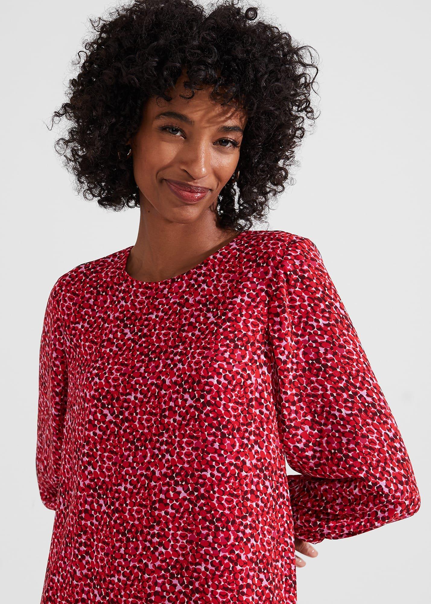 Liana Dress, Red Multi, hi-res