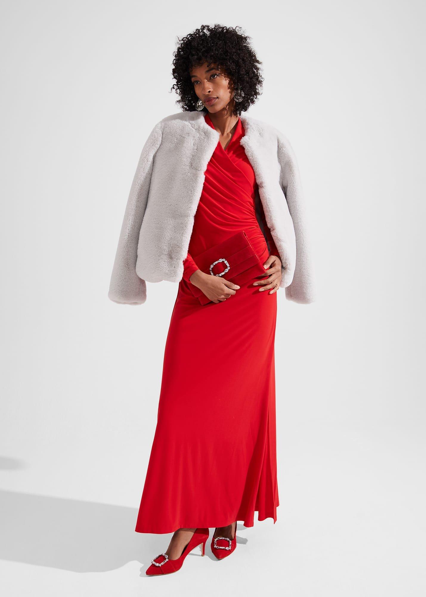 Vida Dress, Garnet Red, hi-res