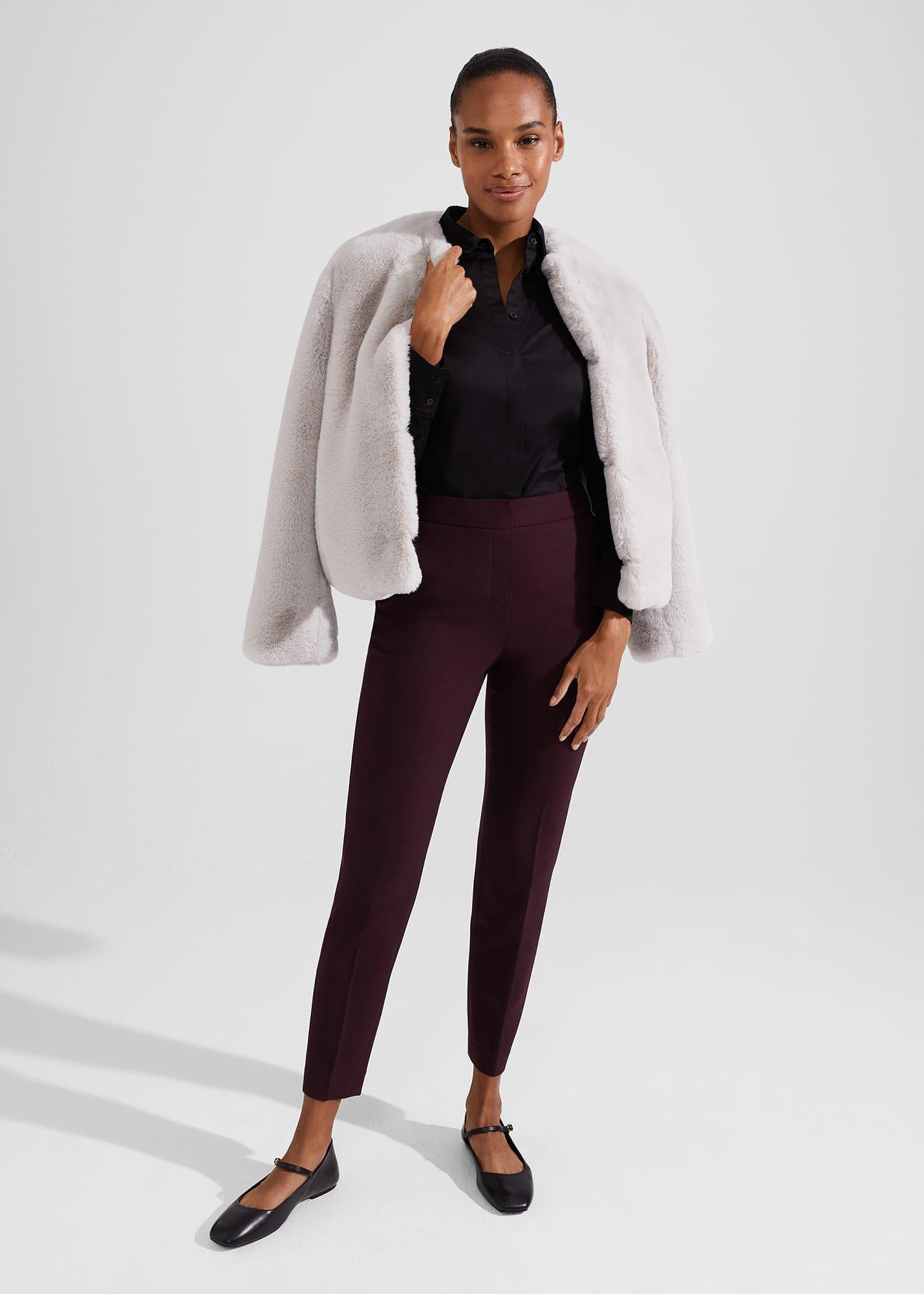 Victoria Cotton Shirt, Black, hi-res
