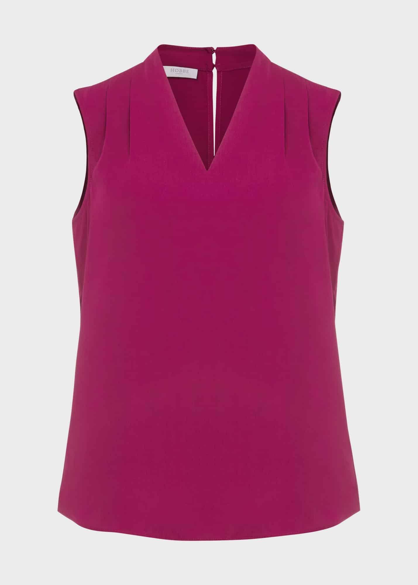 Nina Blouse, Plum Pink, hi-res