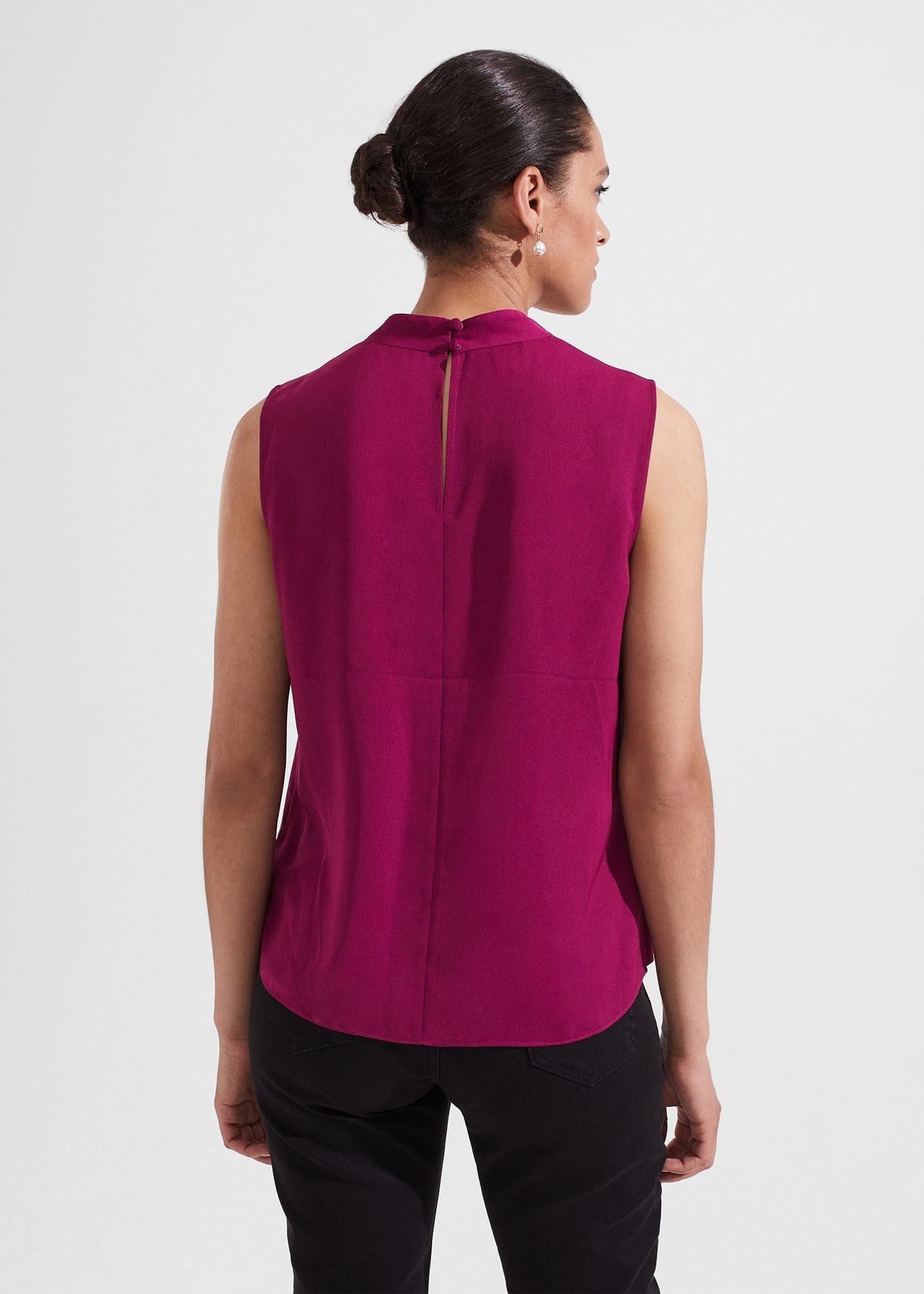 Nina Blouse, Plum Pink, hi-res