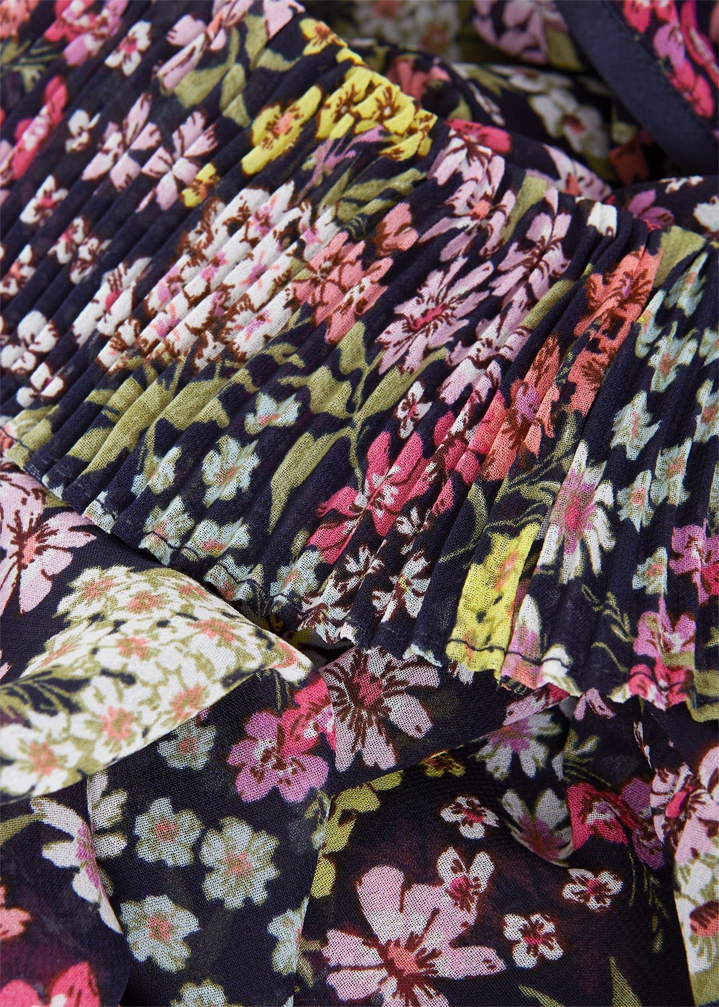 Michelle Floral Blouse, Midnight Multi, hi-res