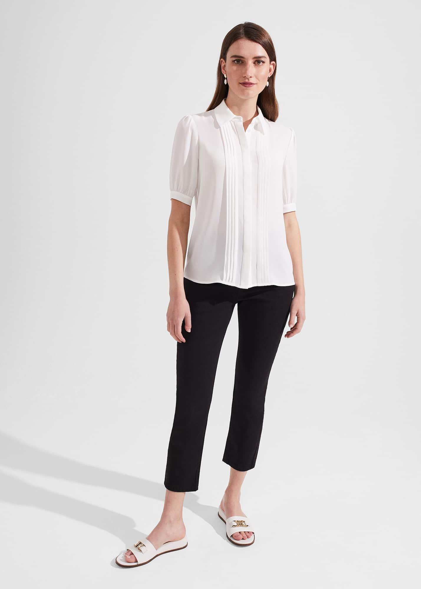 Ana Blouse, Ivory, hi-res
