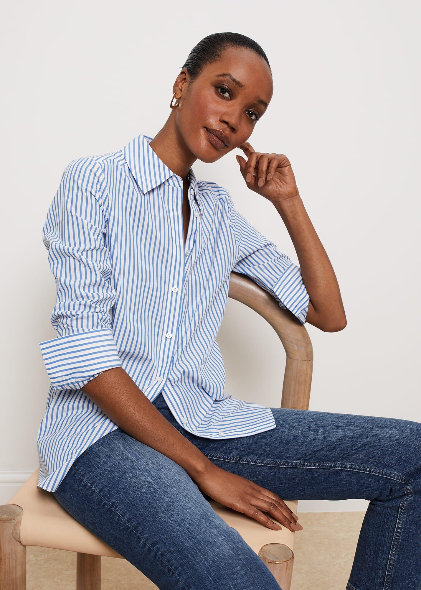 Wentworth Shirt, Blue White, hi-res