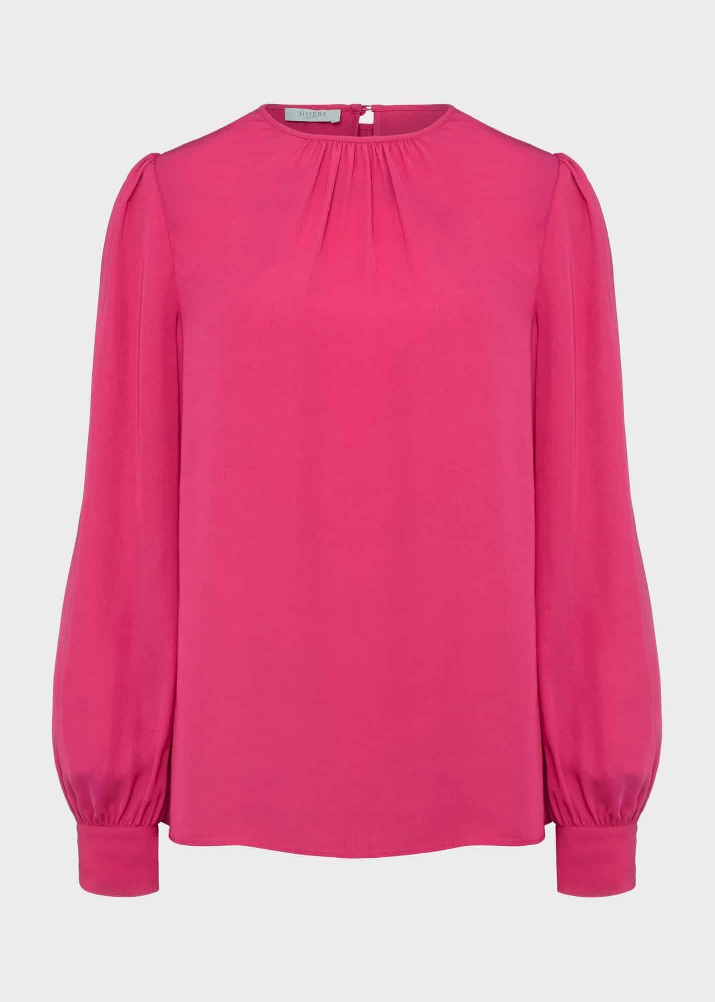 Rosalyn Blouse, Cherry Pink, hi-res