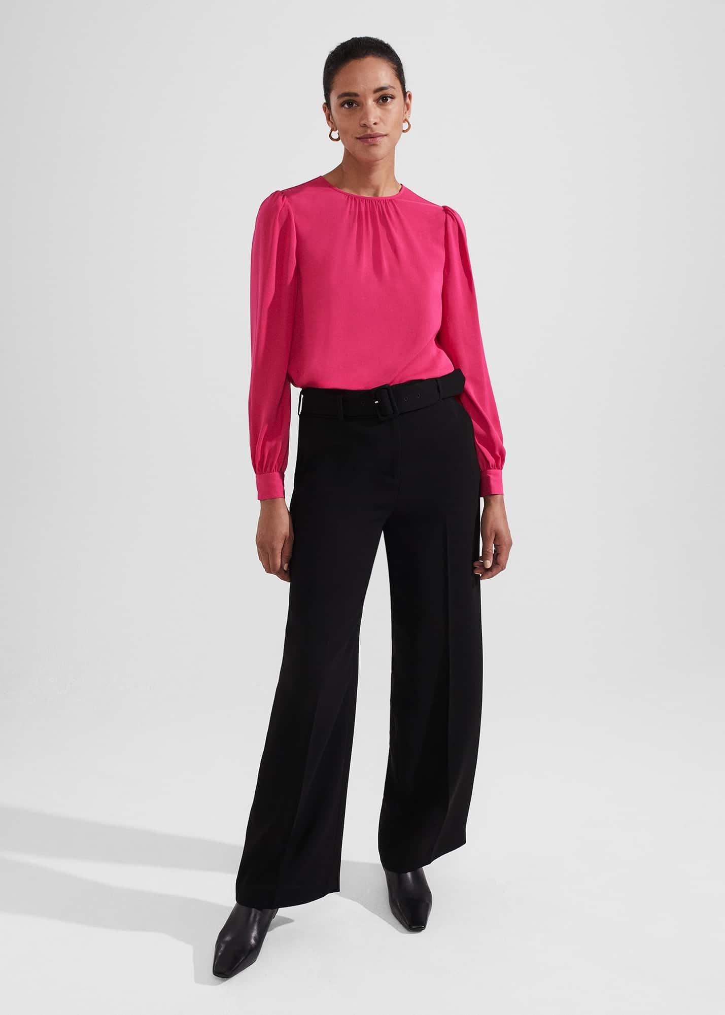 Rosalyn Blouse, Cherry Pink, hi-res