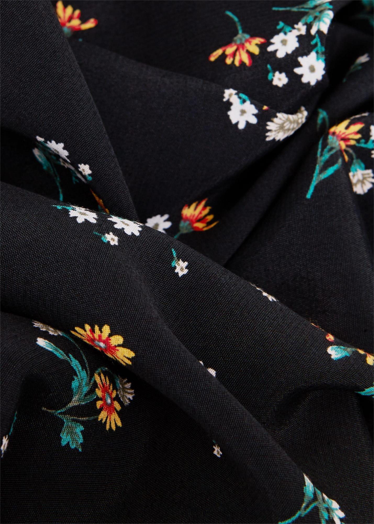 Henley Top, Black Multi, hi-res