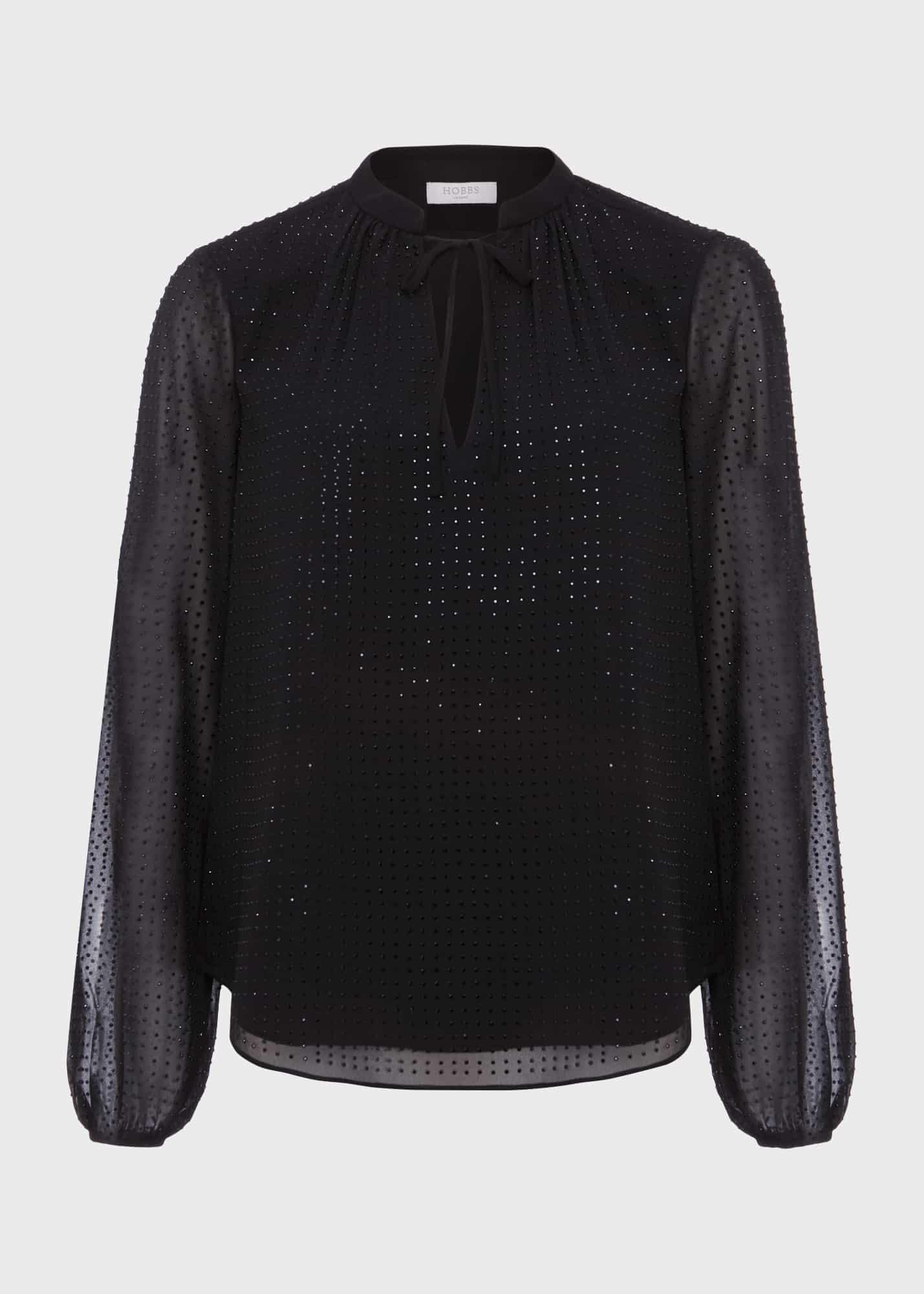 Amira Top, Black, hi-res