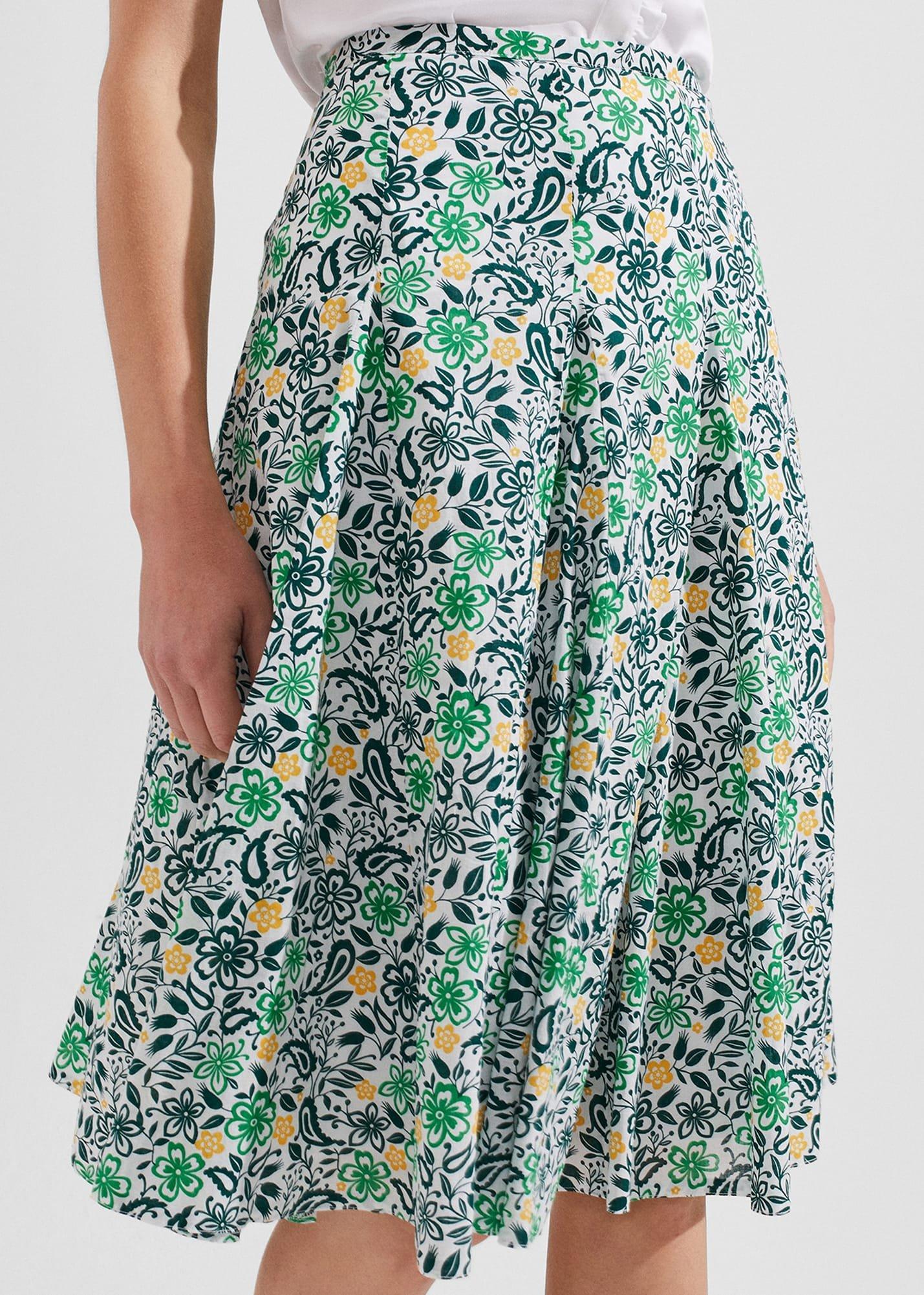 Melina Skirt, White Multi, hi-res