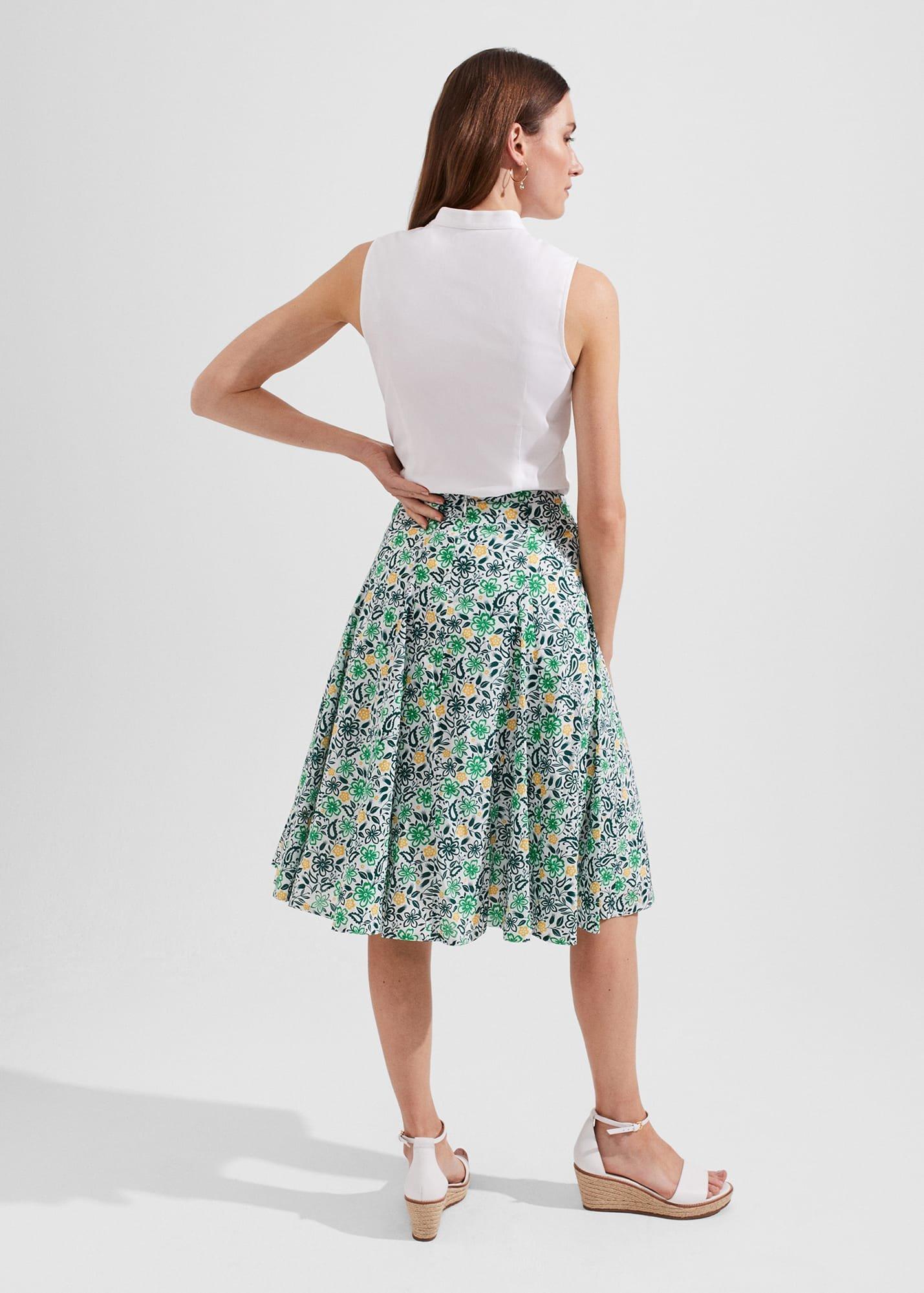 Melina Skirt, White Multi, hi-res