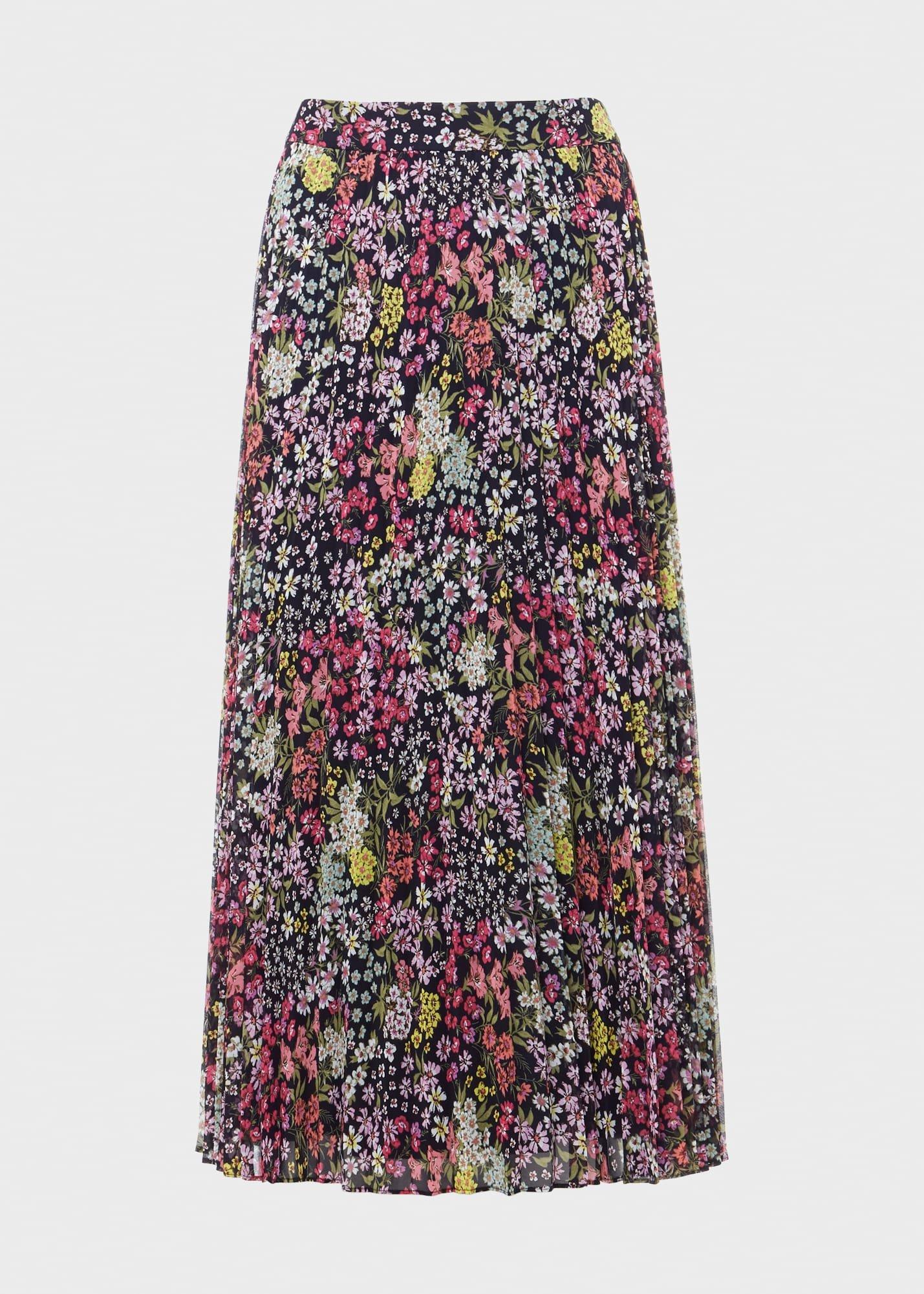 Losie Midi Skirt, Midnight Multi, hi-res
