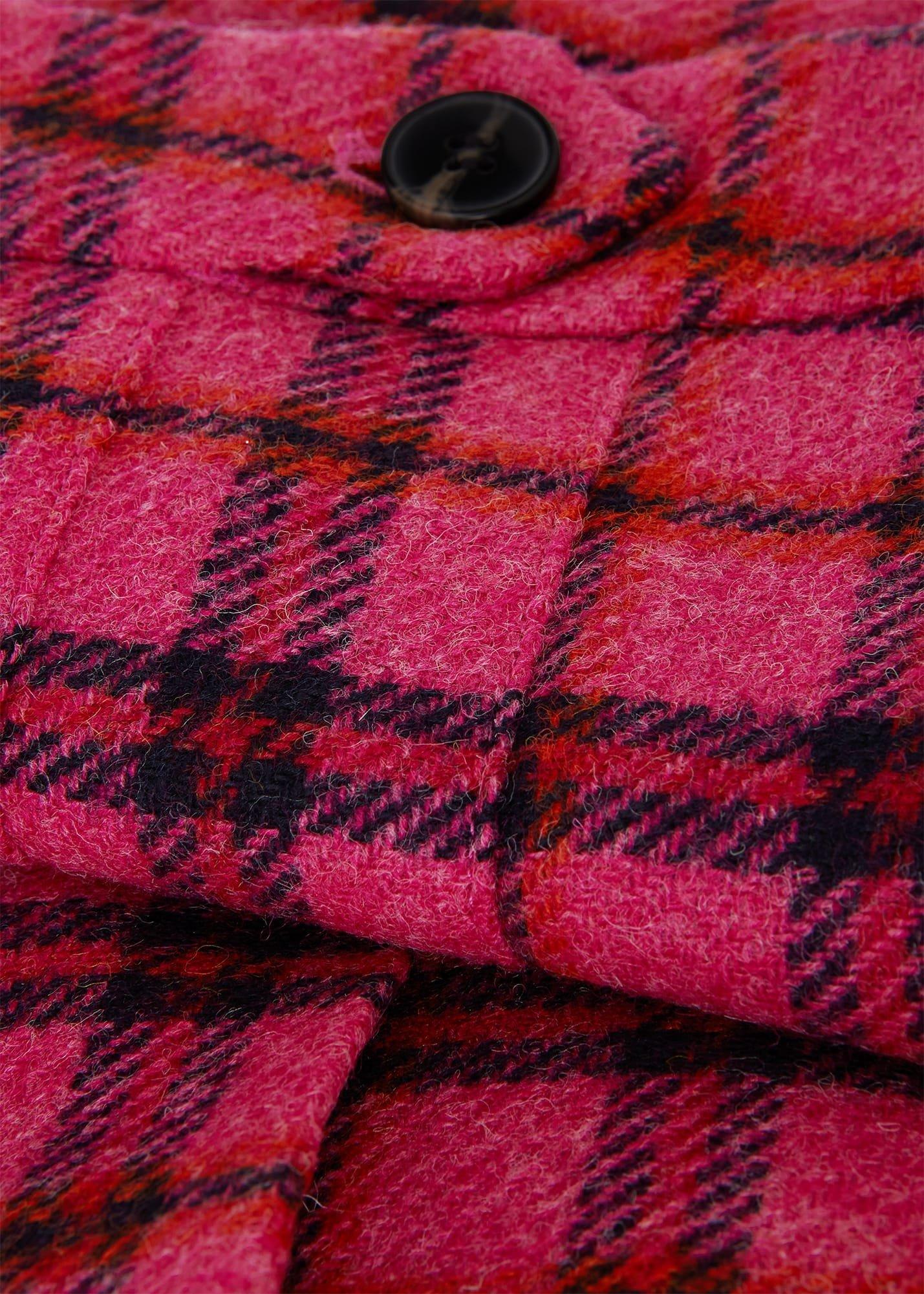 Leah Wool Skirt, Pink Multi, hi-res