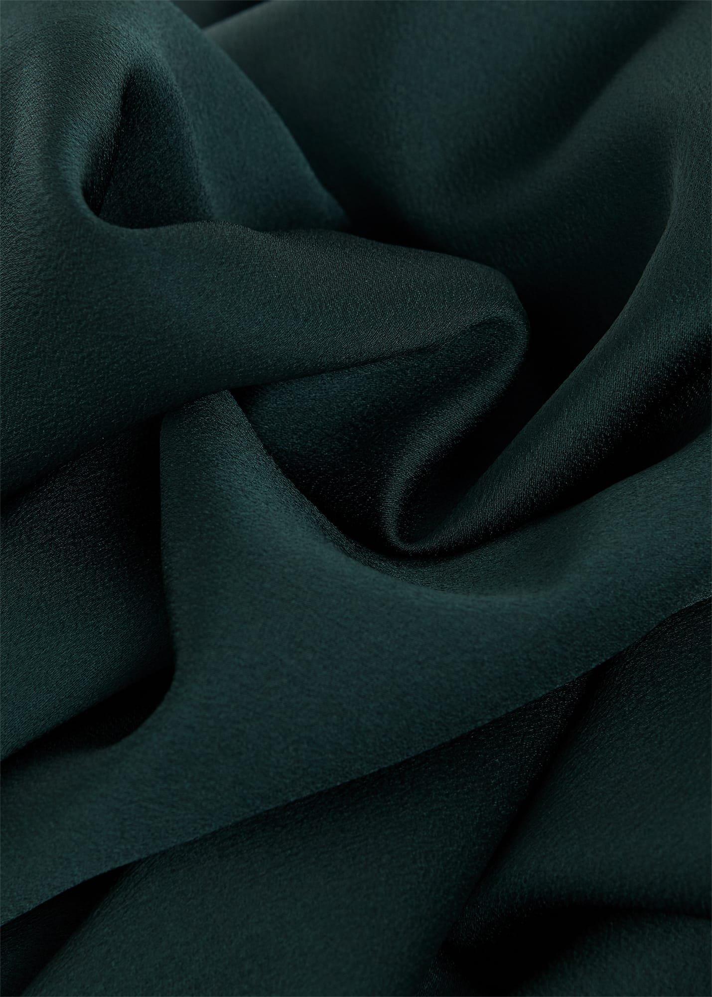 Jas Satin Skirt, Hawthorn Green, hi-res