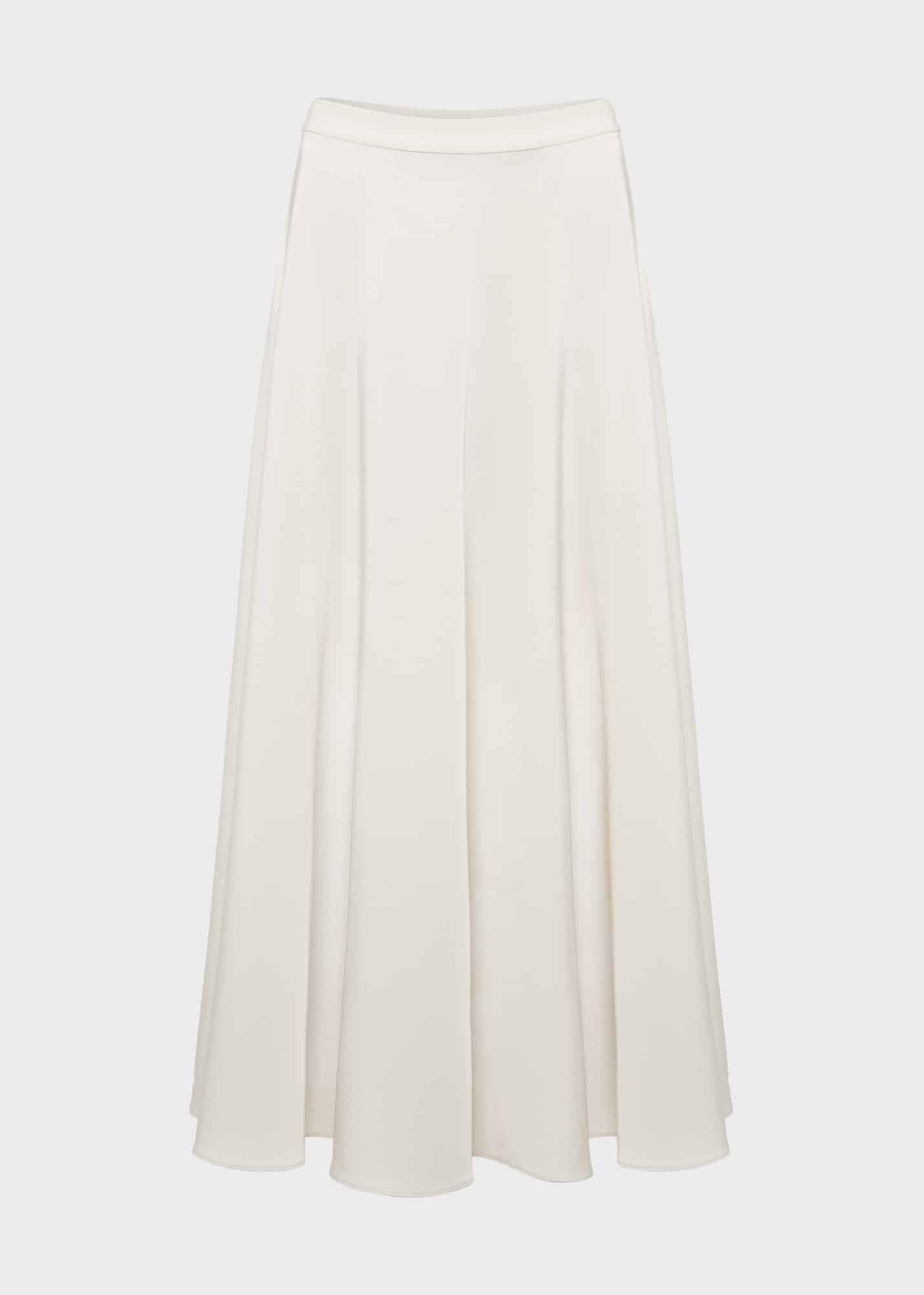 Charteris Midi Skirt, Buttercream, hi-res