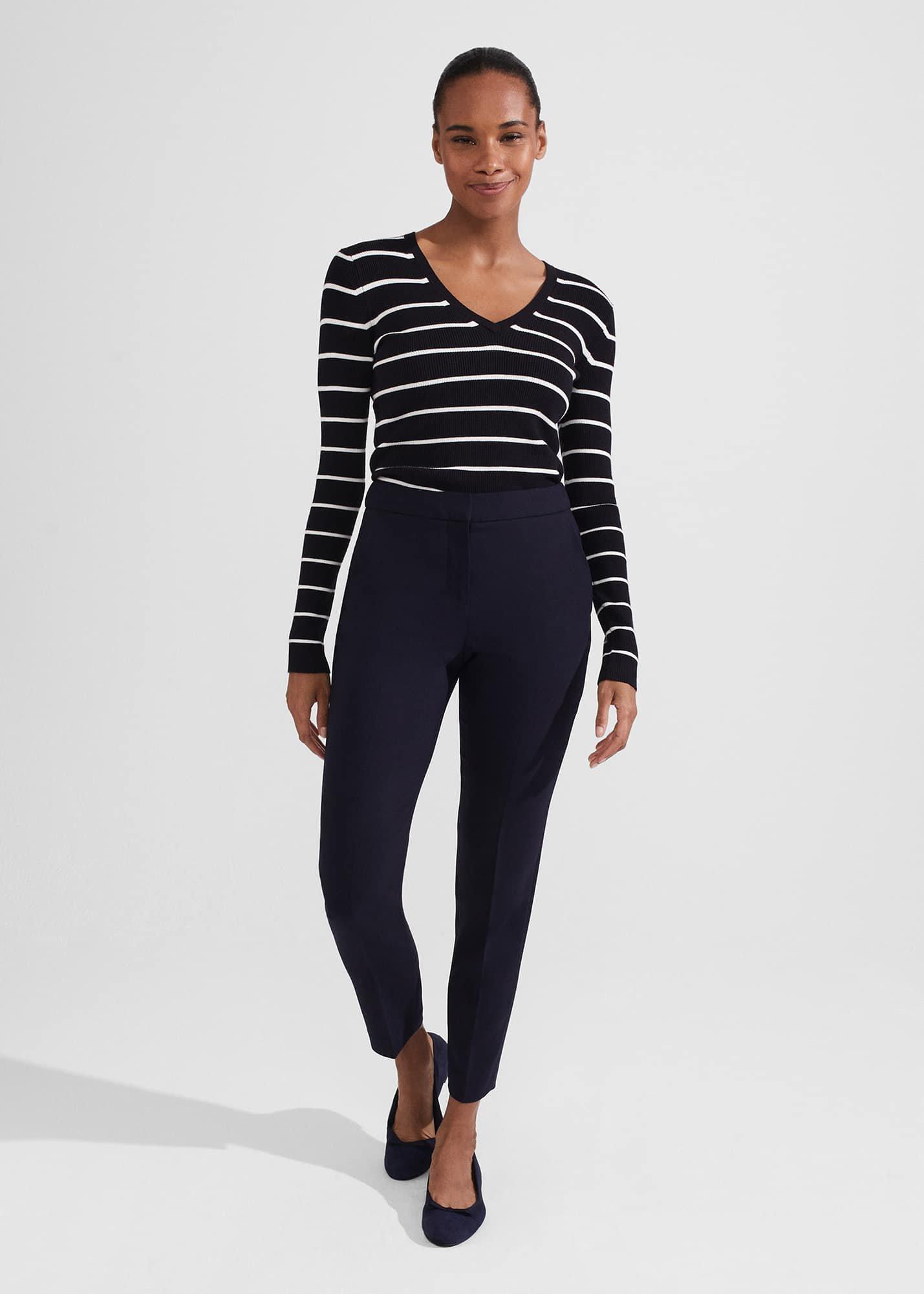 Petite Gael Pants, Navy, hi-res