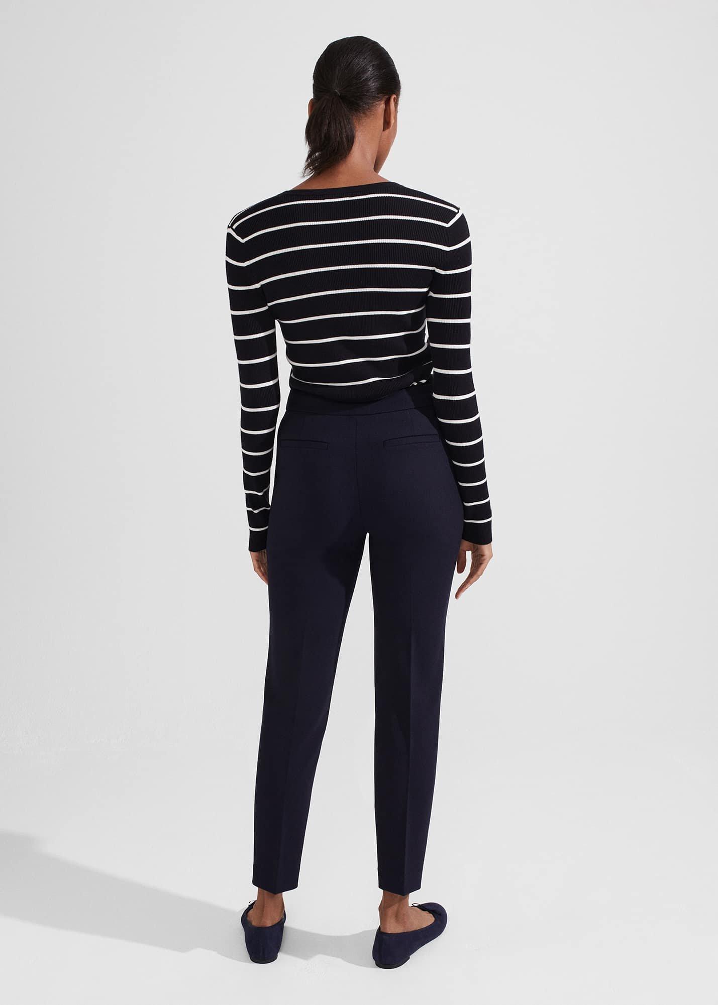 Petite Gael Pants, Navy, hi-res