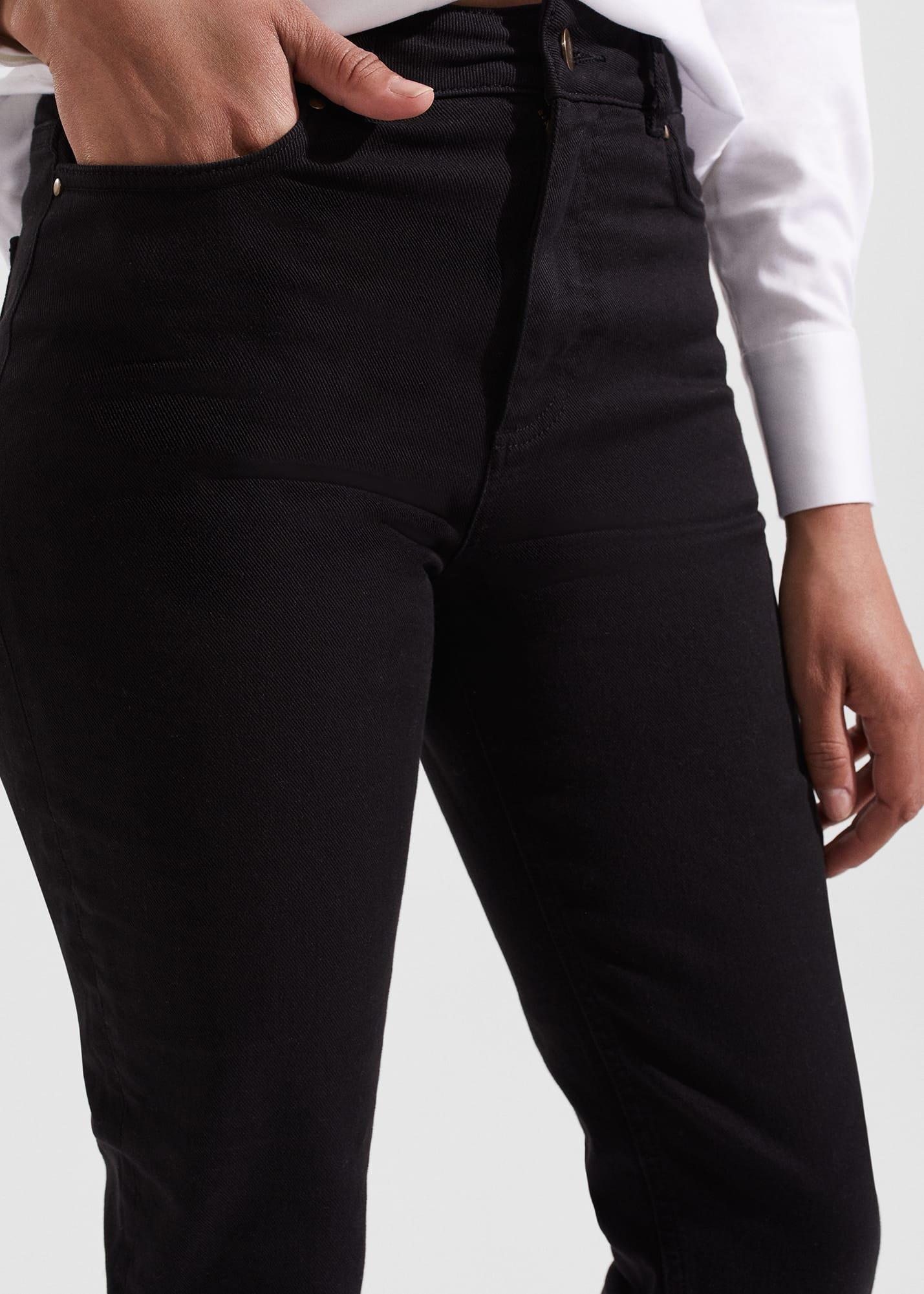 Iva Crop Jeans, Black, hi-res