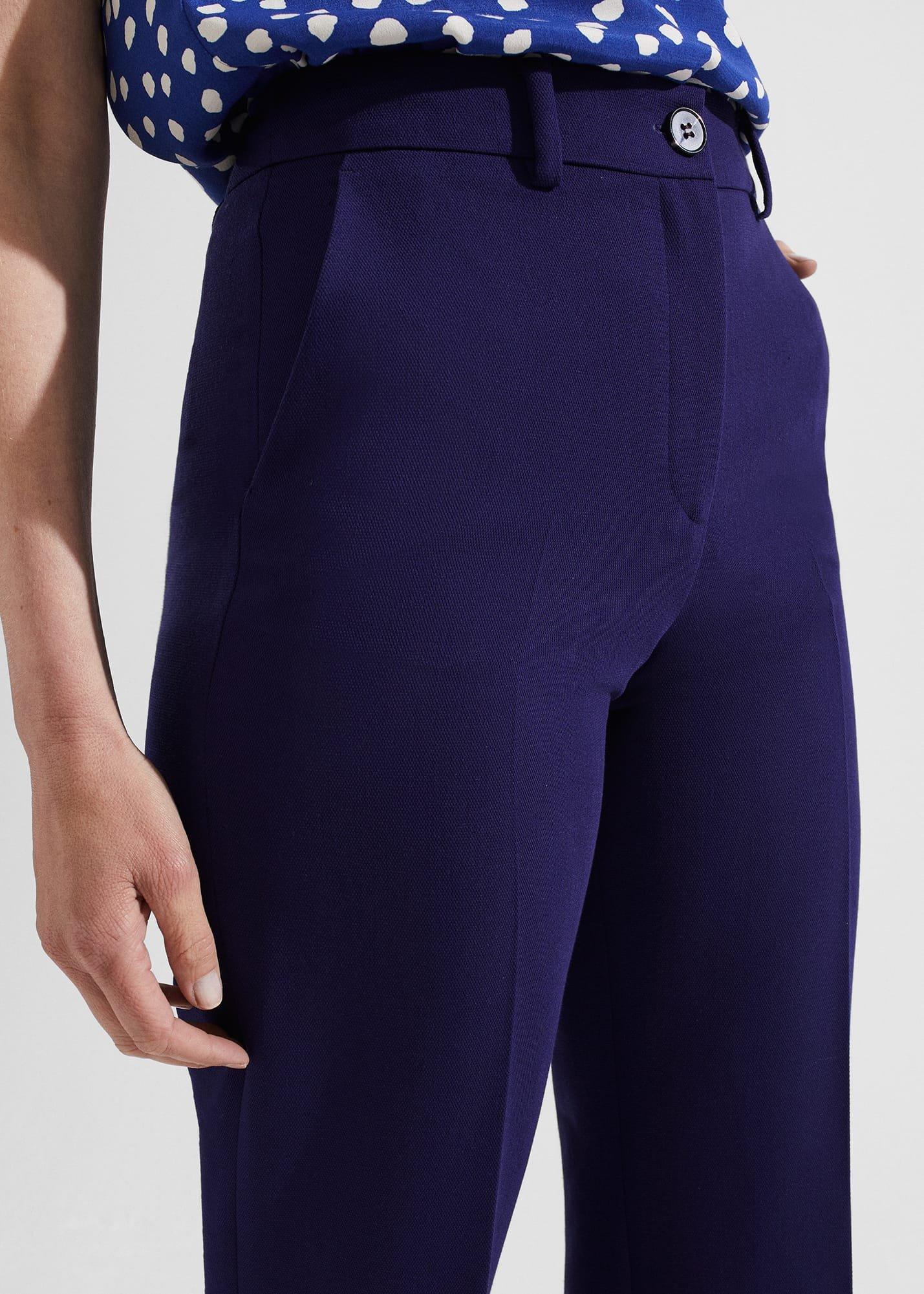 Romy Trousers, Rich Navy Blue, hi-res