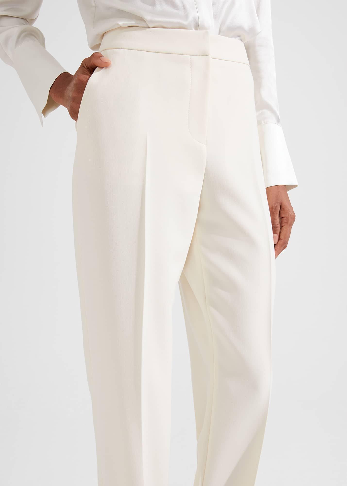 Rosette Straight Trousers, Buttercream, hi-res