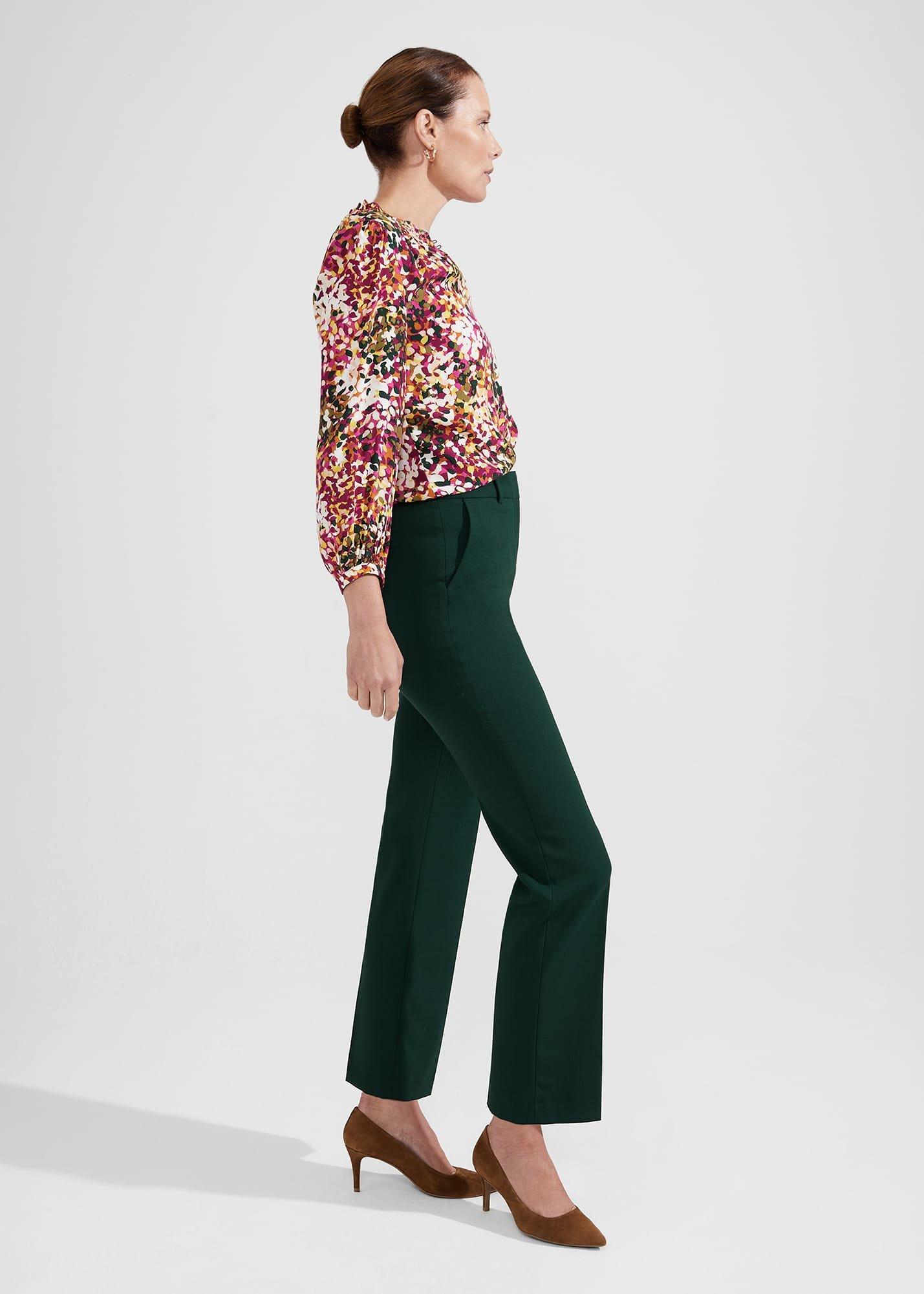 Grace Trousers, Holly Green, hi-res