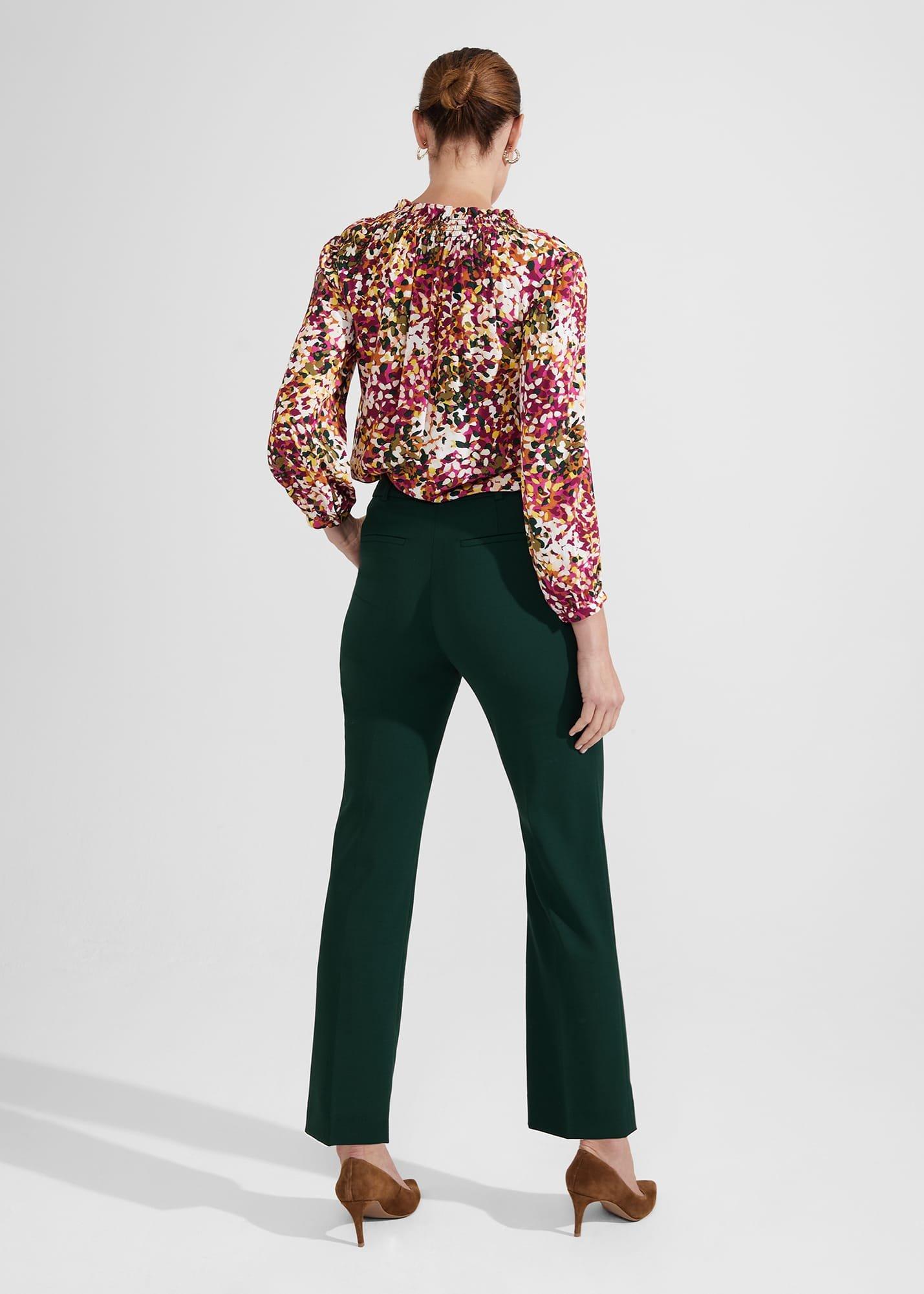 Grace Trousers, Holly Green, hi-res