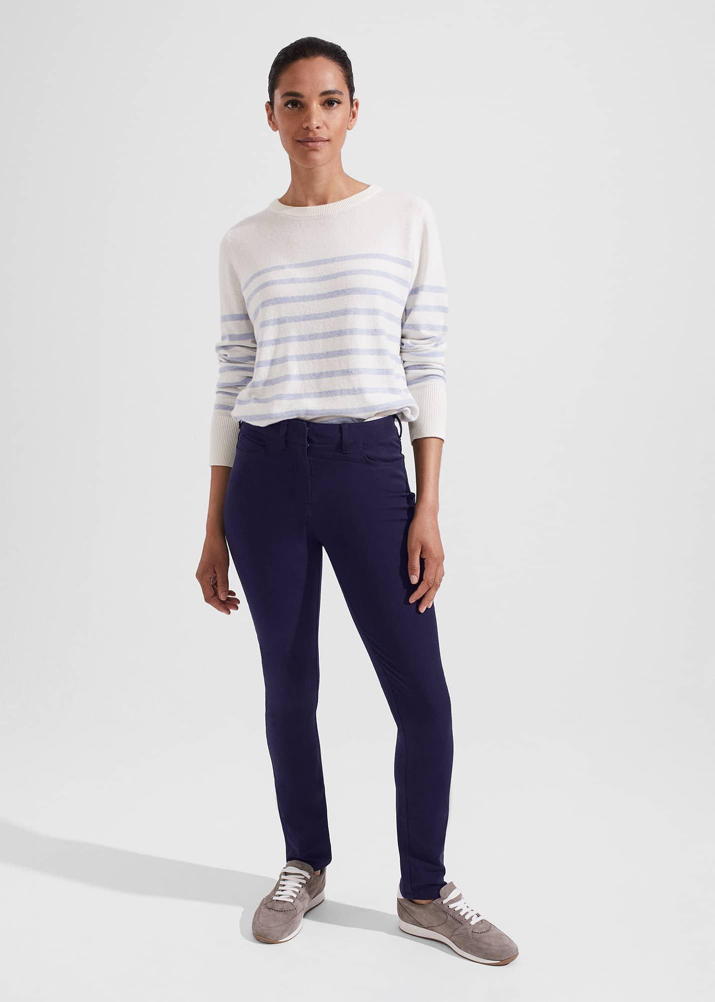 Short Amanda Skinny Jeans, True Navy, hi-res
