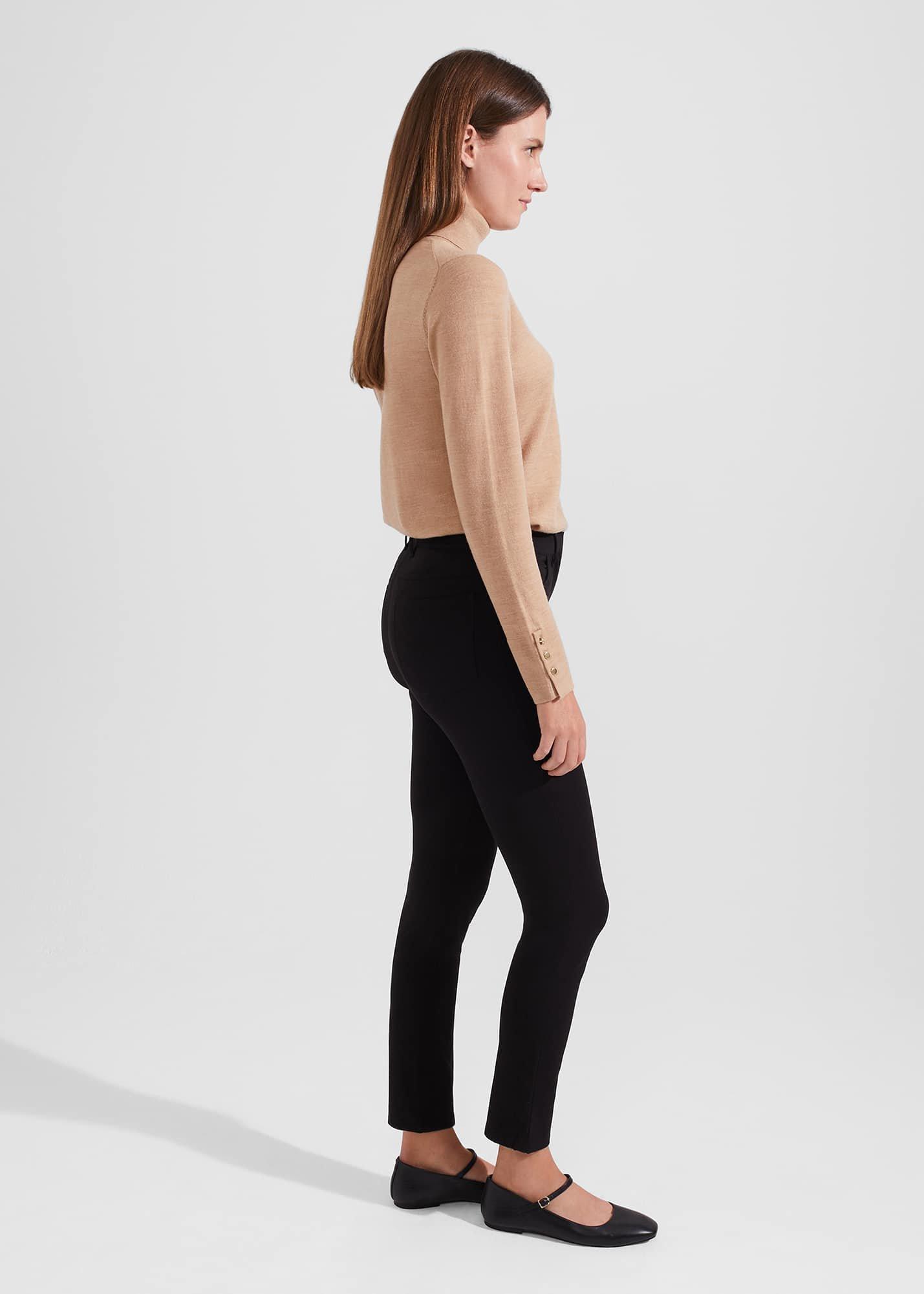 Short Amanda Skinny Jeans, Black, hi-res