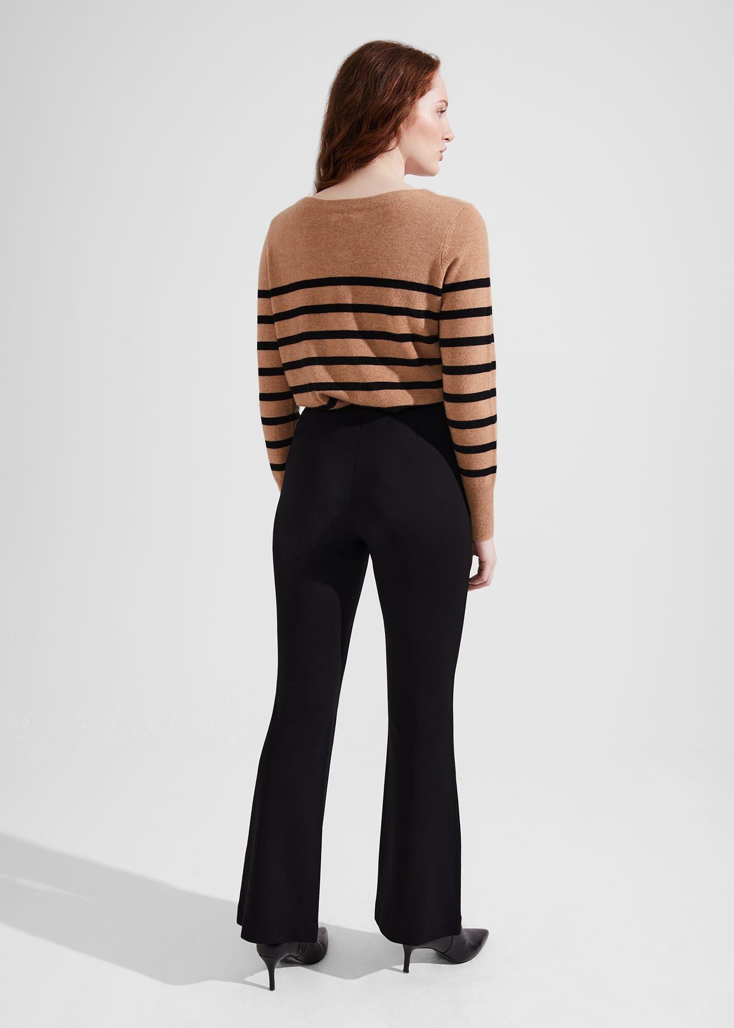 Peggy Ponte Trousers, Black, hi-res