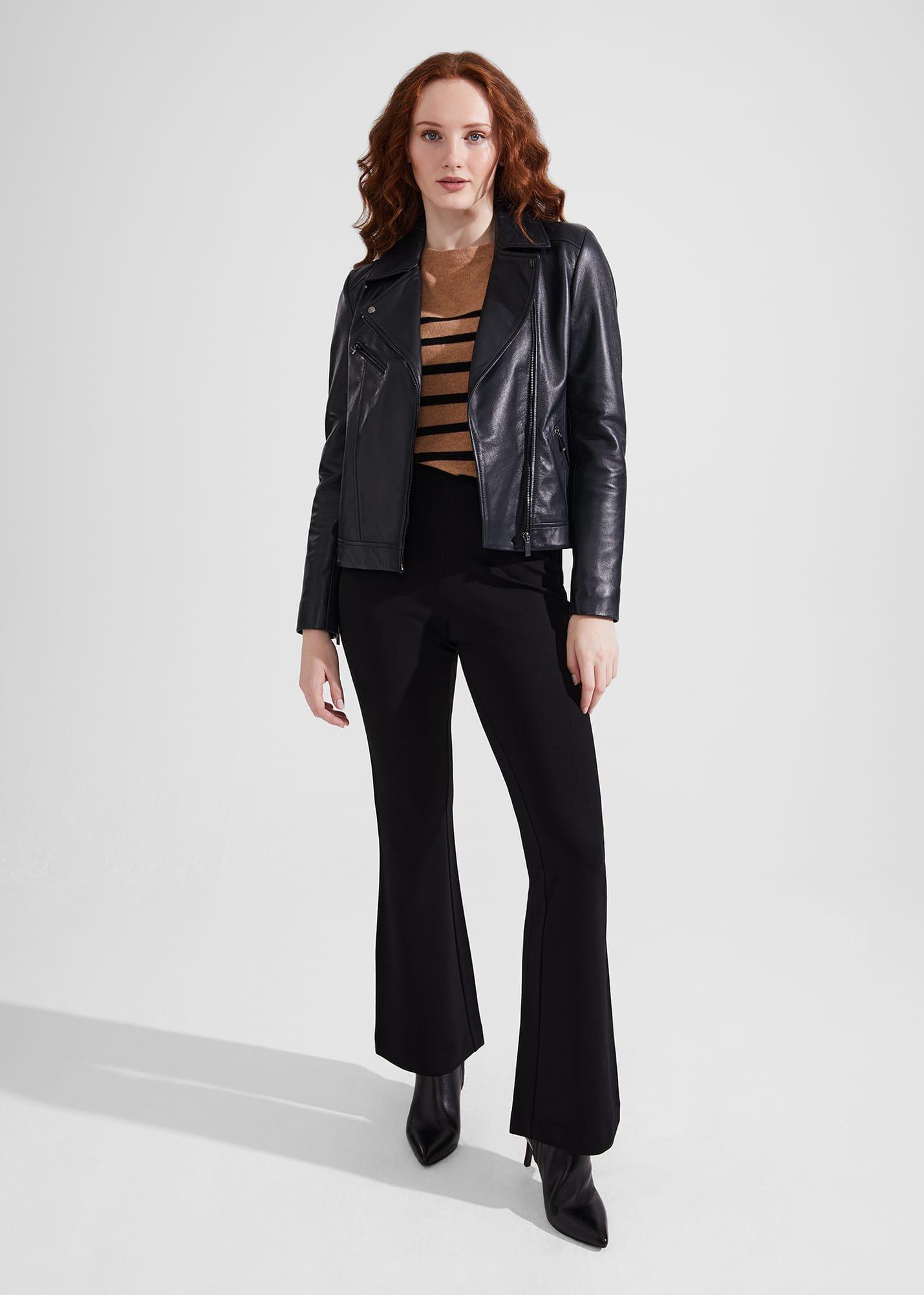 Peggy Ponte Trousers, Black, hi-res