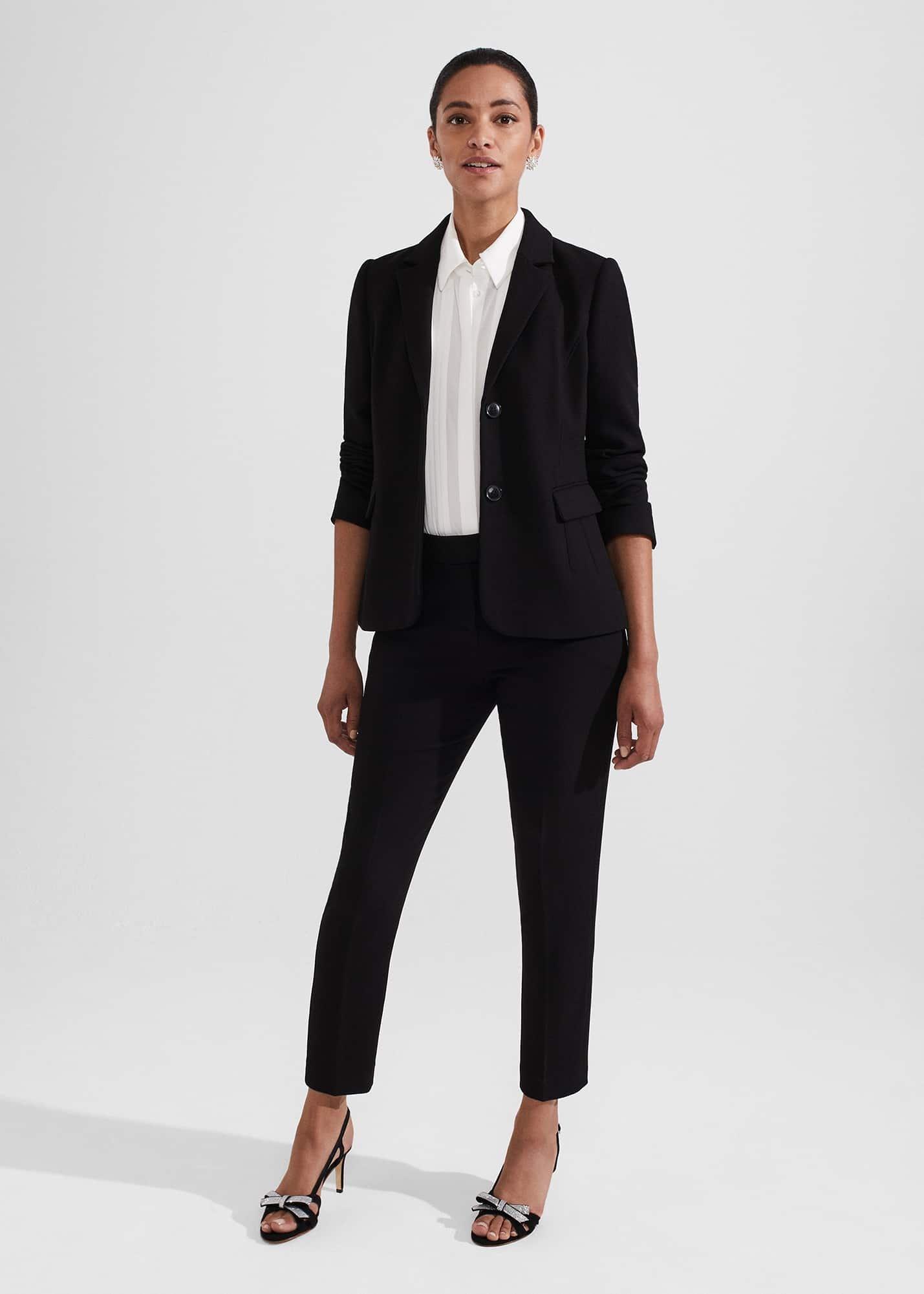 Petite Charley Trousers, Black, hi-res