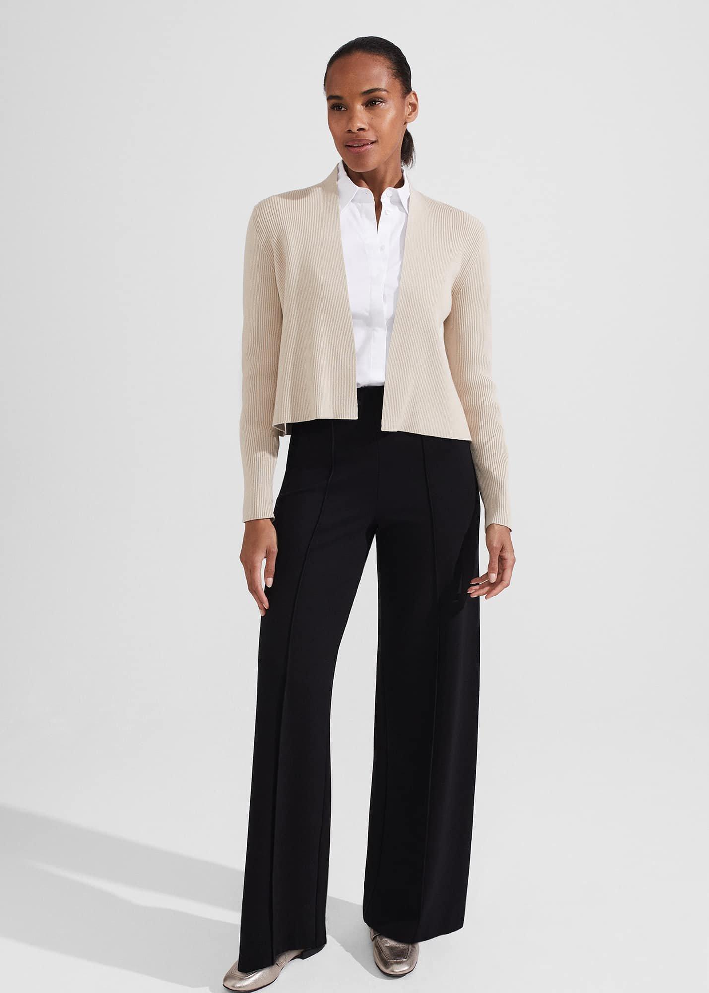 Adelyn Knitted Jacket, Stone, hi-res