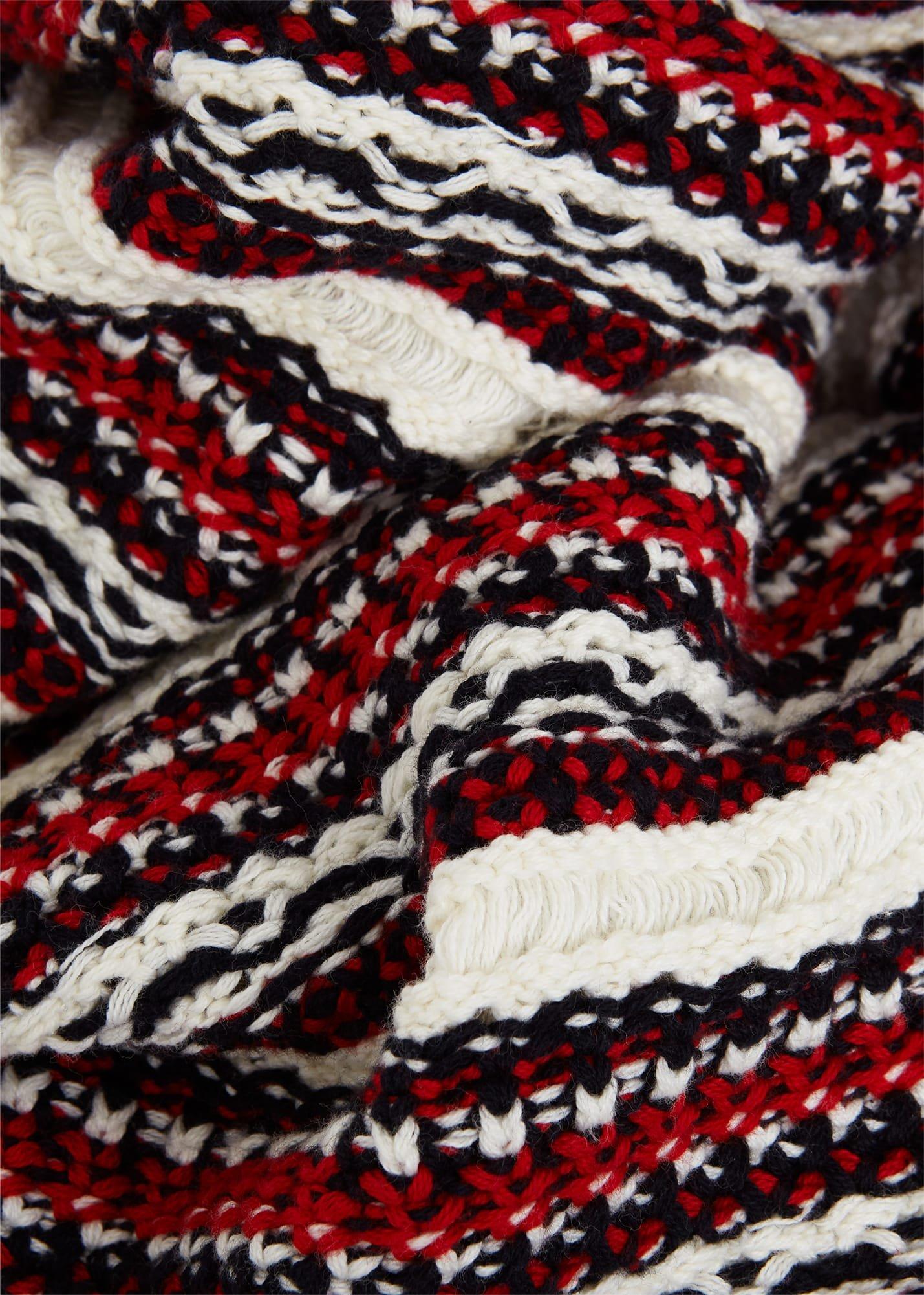 Santana Cotton Jumper, Navy Multi, hi-res