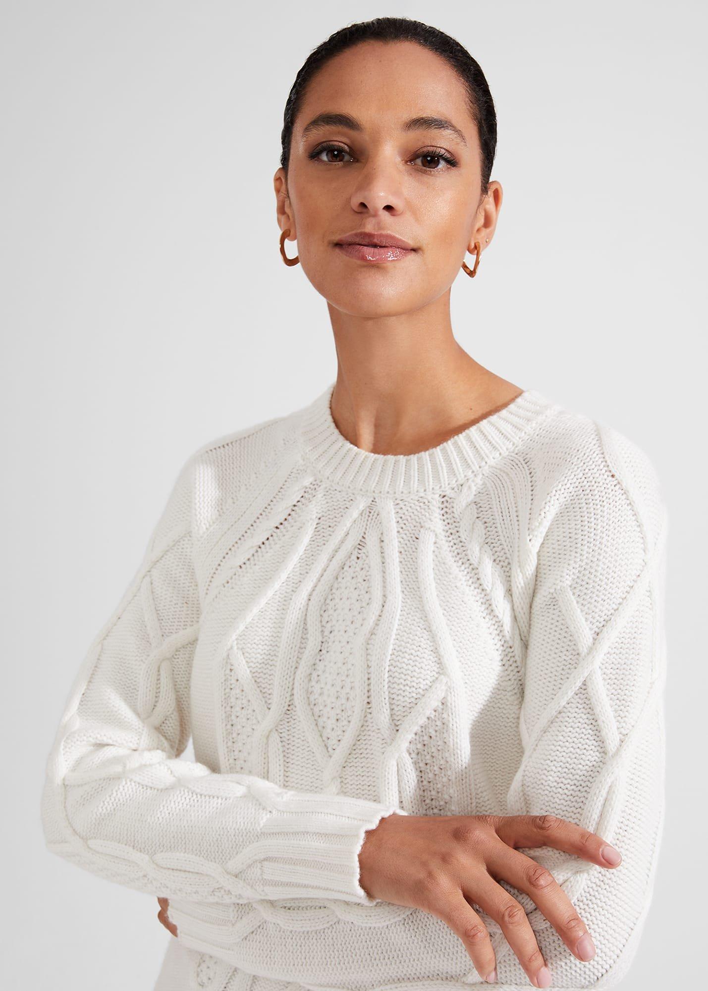 Maja Sweater With Alpaca, Ivory, hi-res