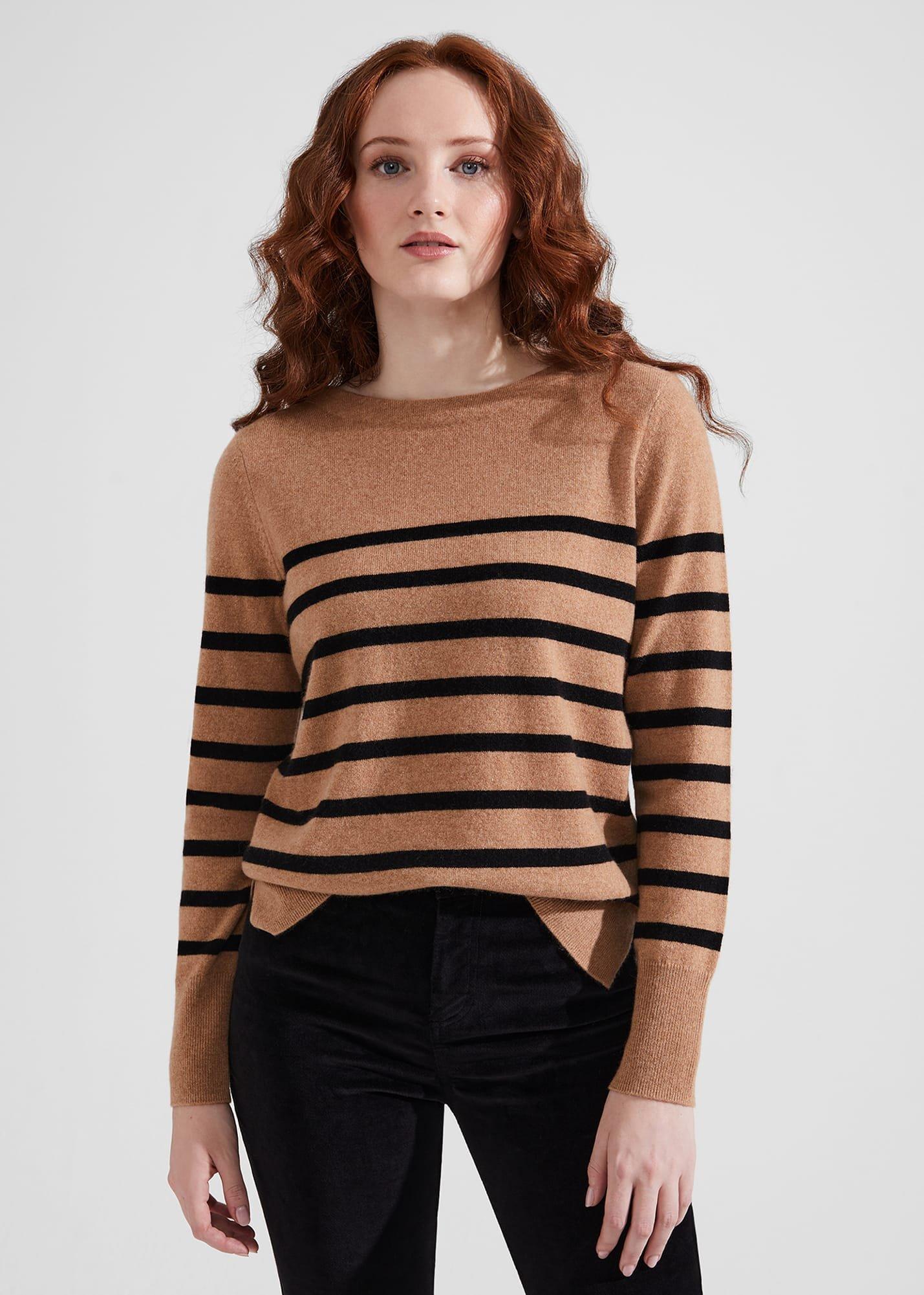Larina Cashmere Stripe Jumper