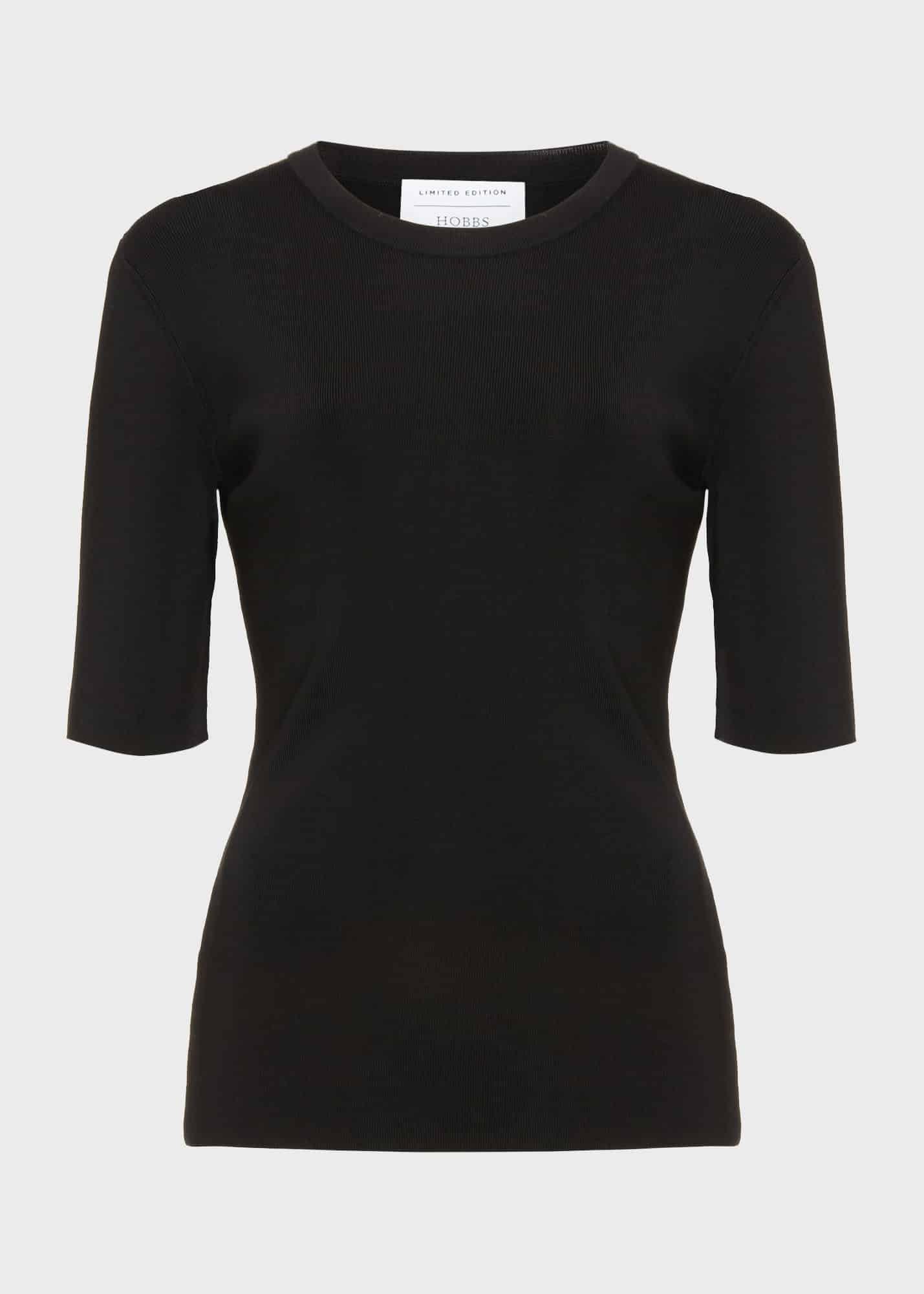 Harmon Knitted Top, Hobbs Black, hi-res