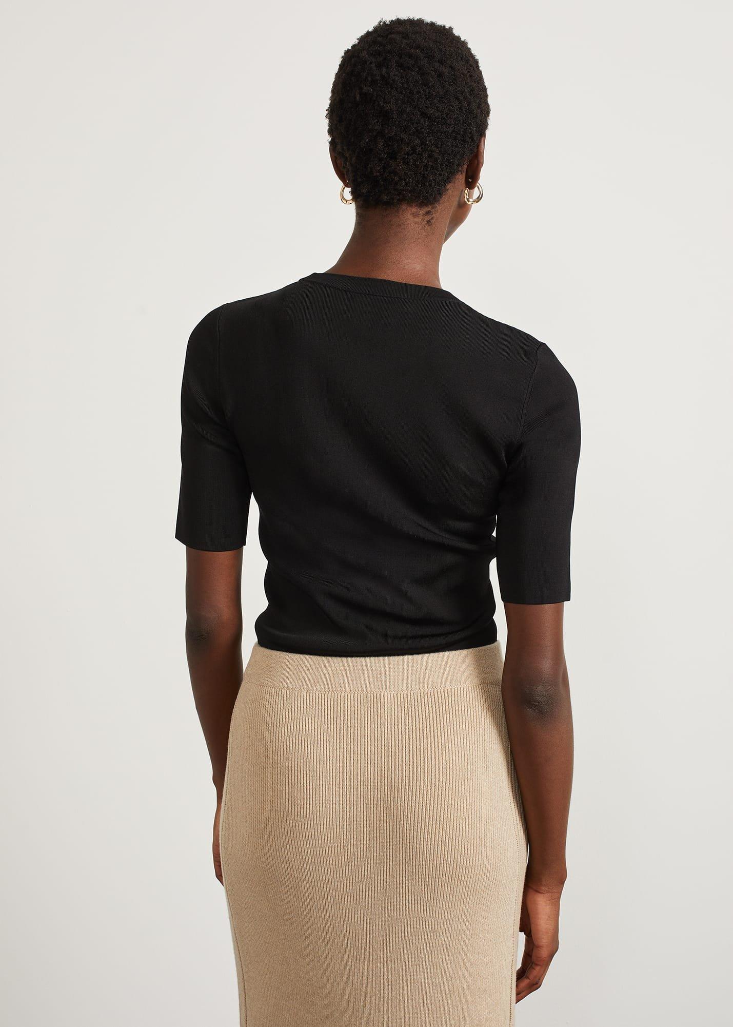 Harmon Knitted Top, Hobbs Black, hi-res