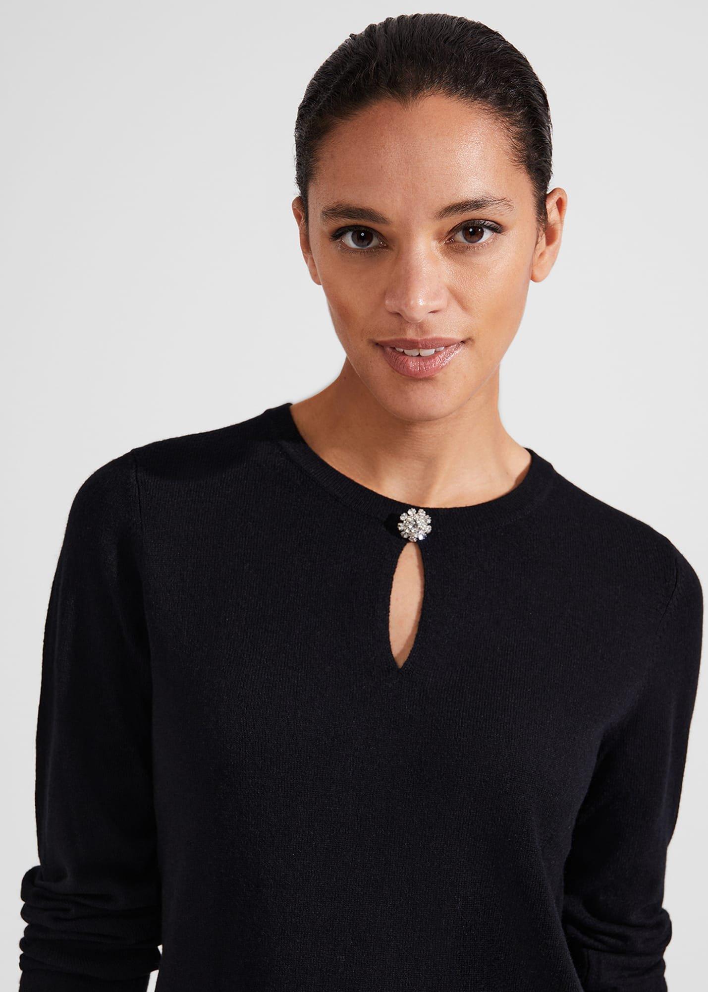 Wrenley Jumper With Cashmere, Hobbs Navy, hi-res