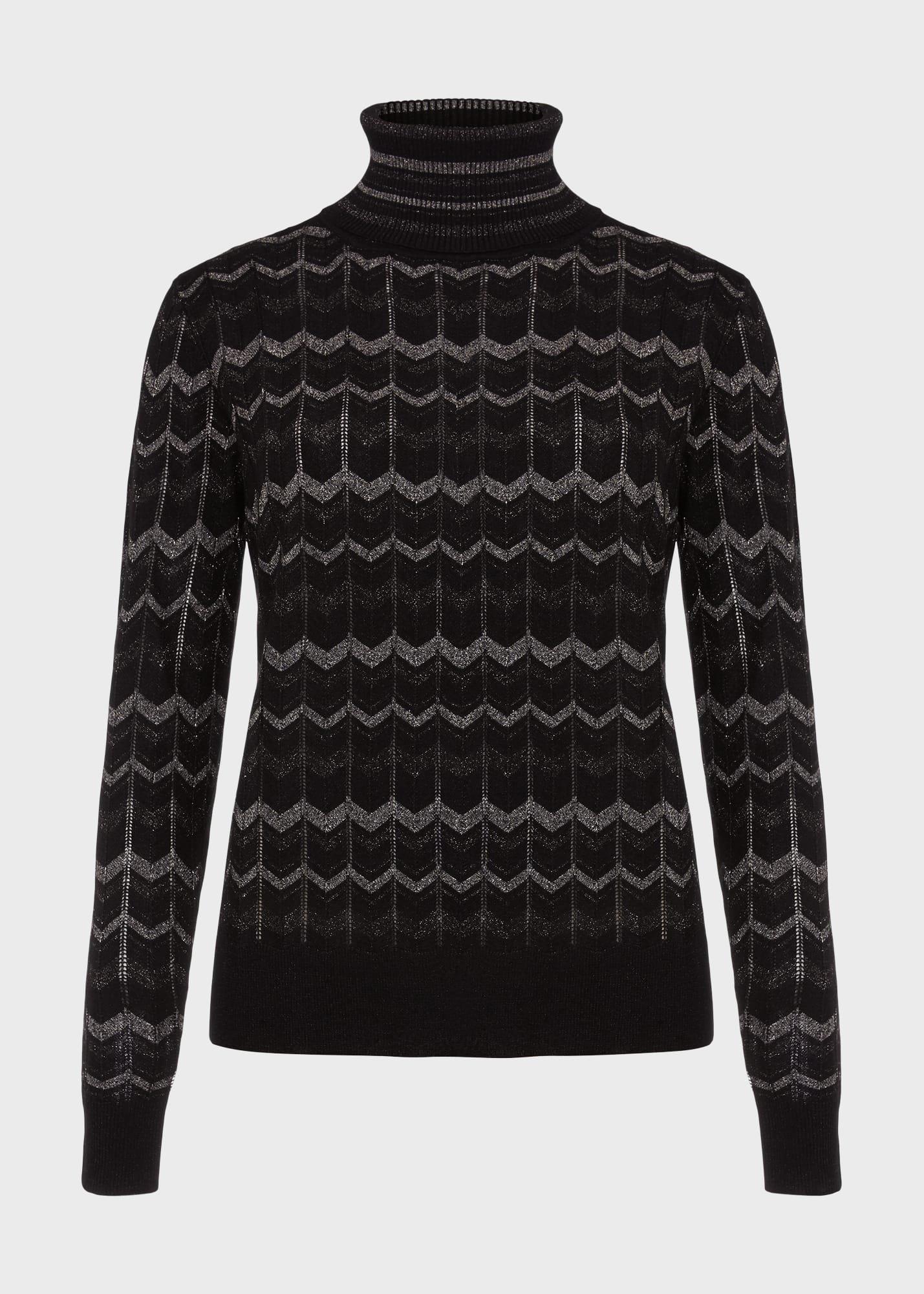 Sidonie Sparkle Sweater, Black Silver, hi-res