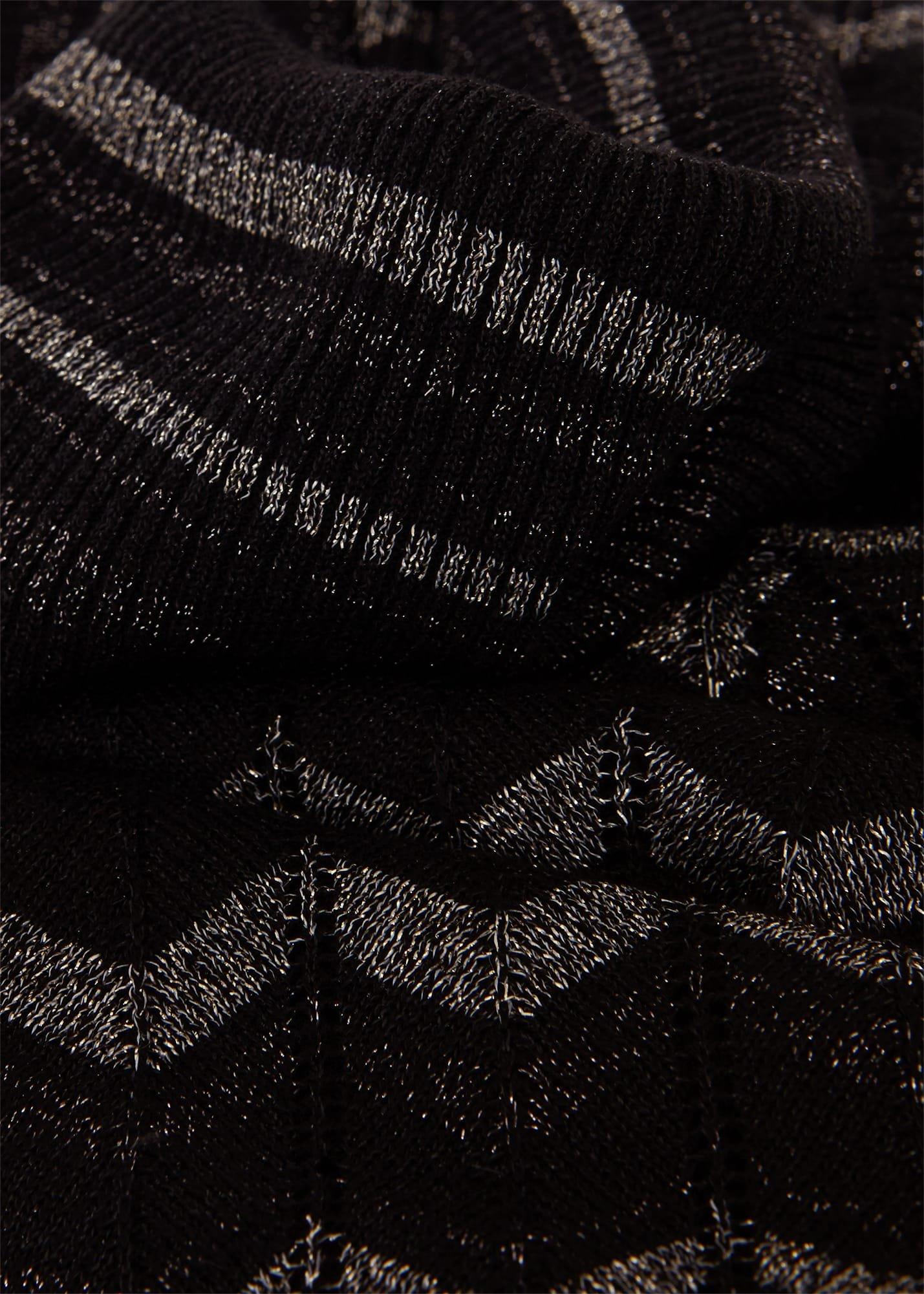 Sidonie Sparkle Sweater, Black Silver, hi-res