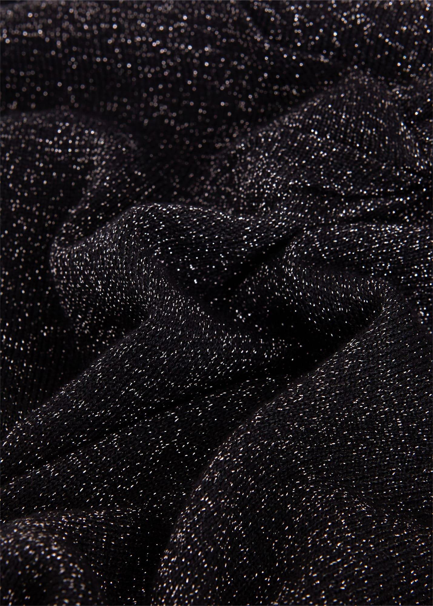Myla Sparkle Sweater, Black Silver, hi-res