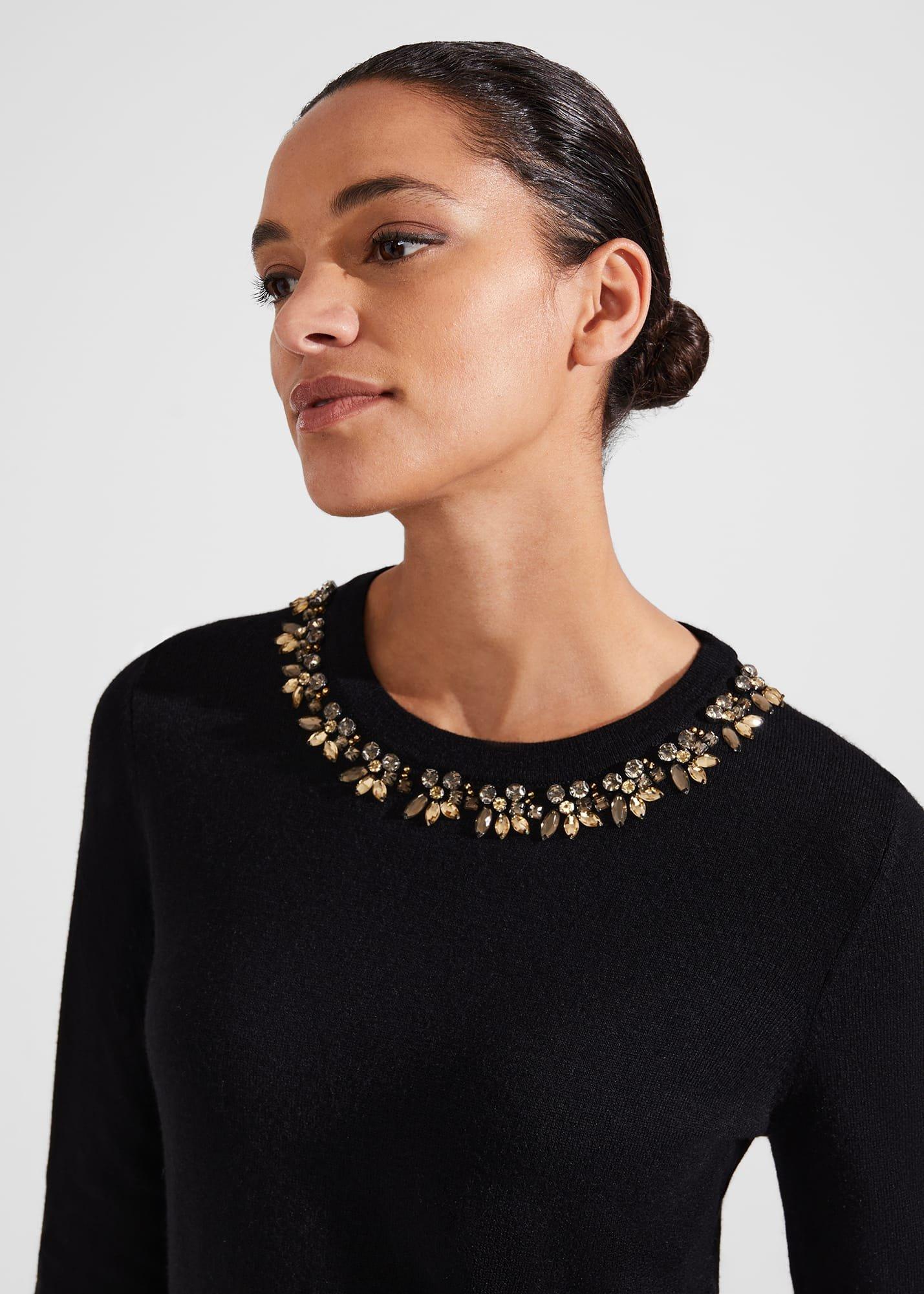 Alora Jumper With Wool, Black, hi-res