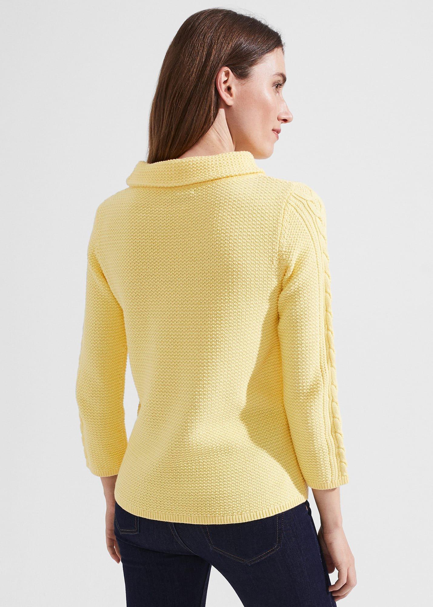 Camilla Cotton Jumper, Lemon Zest, hi-res