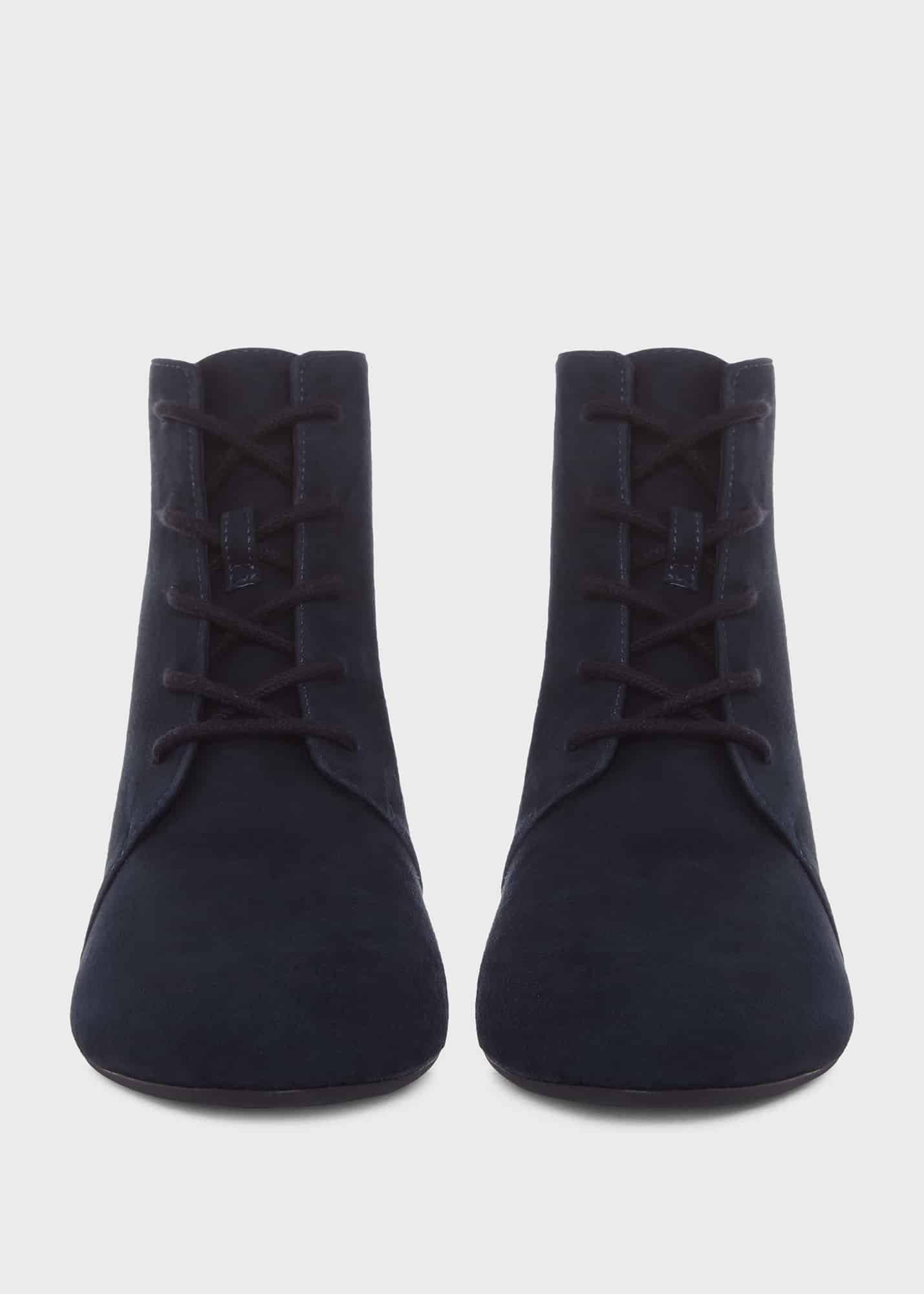 Hetty Lace Up Ankle Boots, Navy, hi-res