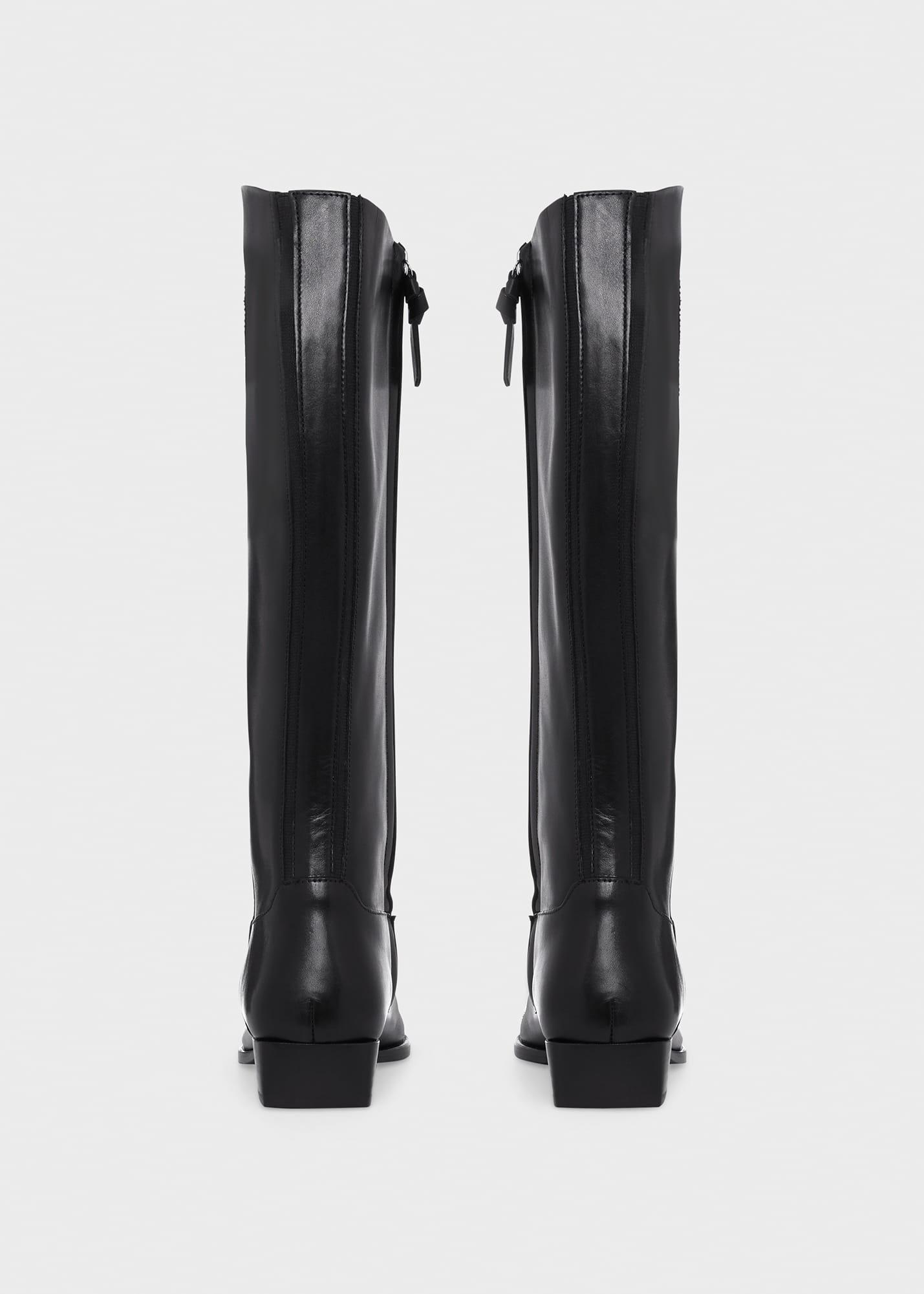 Rosanna Western Knee Boots, Black, hi-res