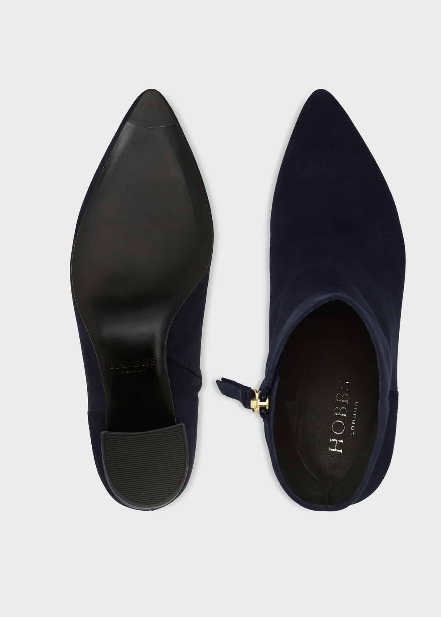 Lyra Ankle Boots, Navy, hi-res