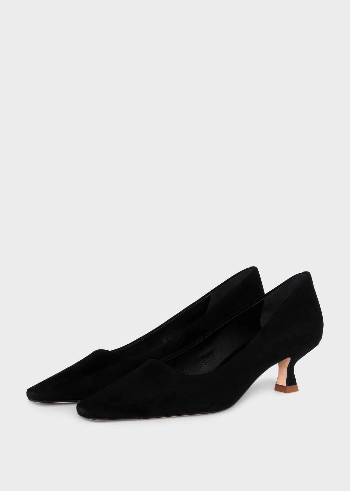 Dita Court Shoes, Black, hi-res